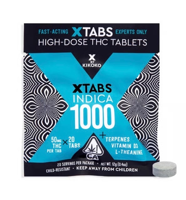 XTabs - Indica - 50mg each - 20pk - 1000 Tablet