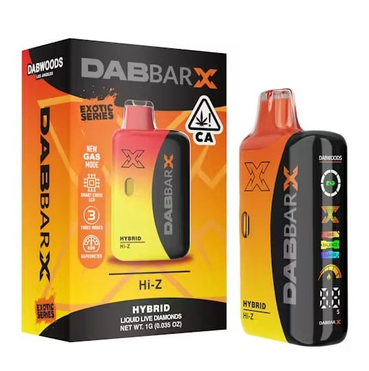 Dabwoods AIO - Hi-Z - Liquid Live Diamonds Dabbar X (Exotic Series) All-In-One Vape - 1g