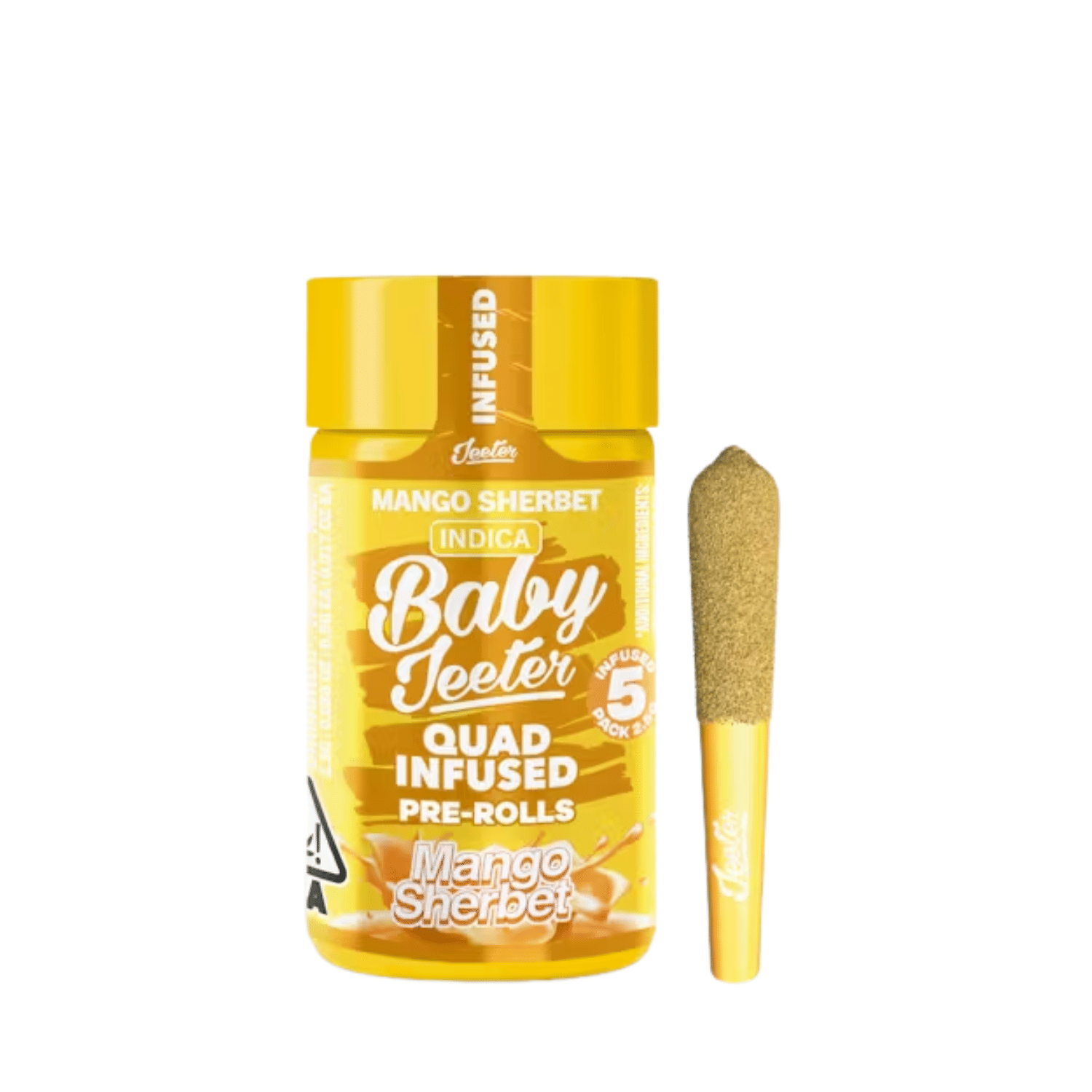 Mango Sherbet Infused Baby 5pk Prerolls - Jeeter -  - $37.74 - Preroll