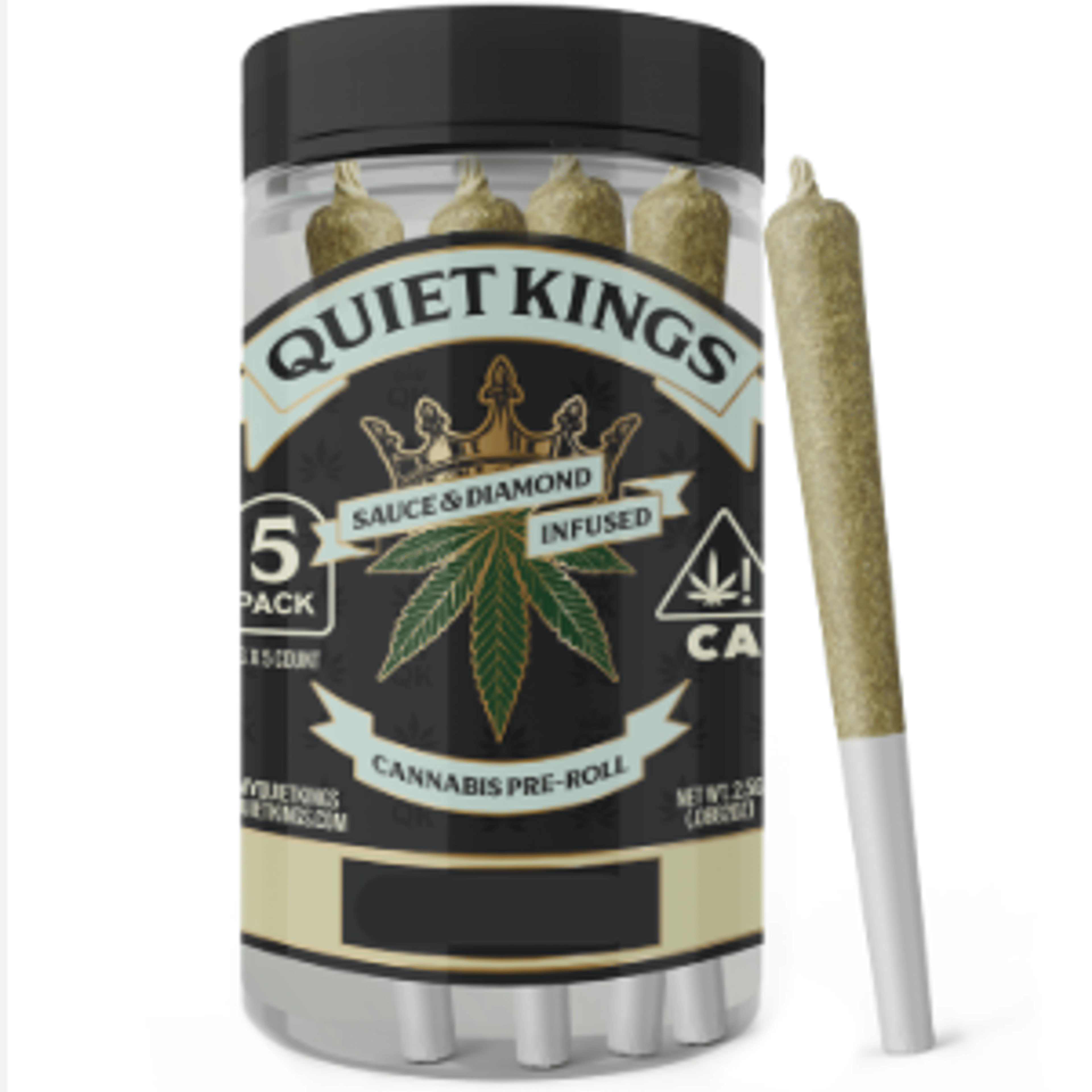 Cali Smores Infused Preroll 5PK - Quiet Kings - - $21 - Preroll