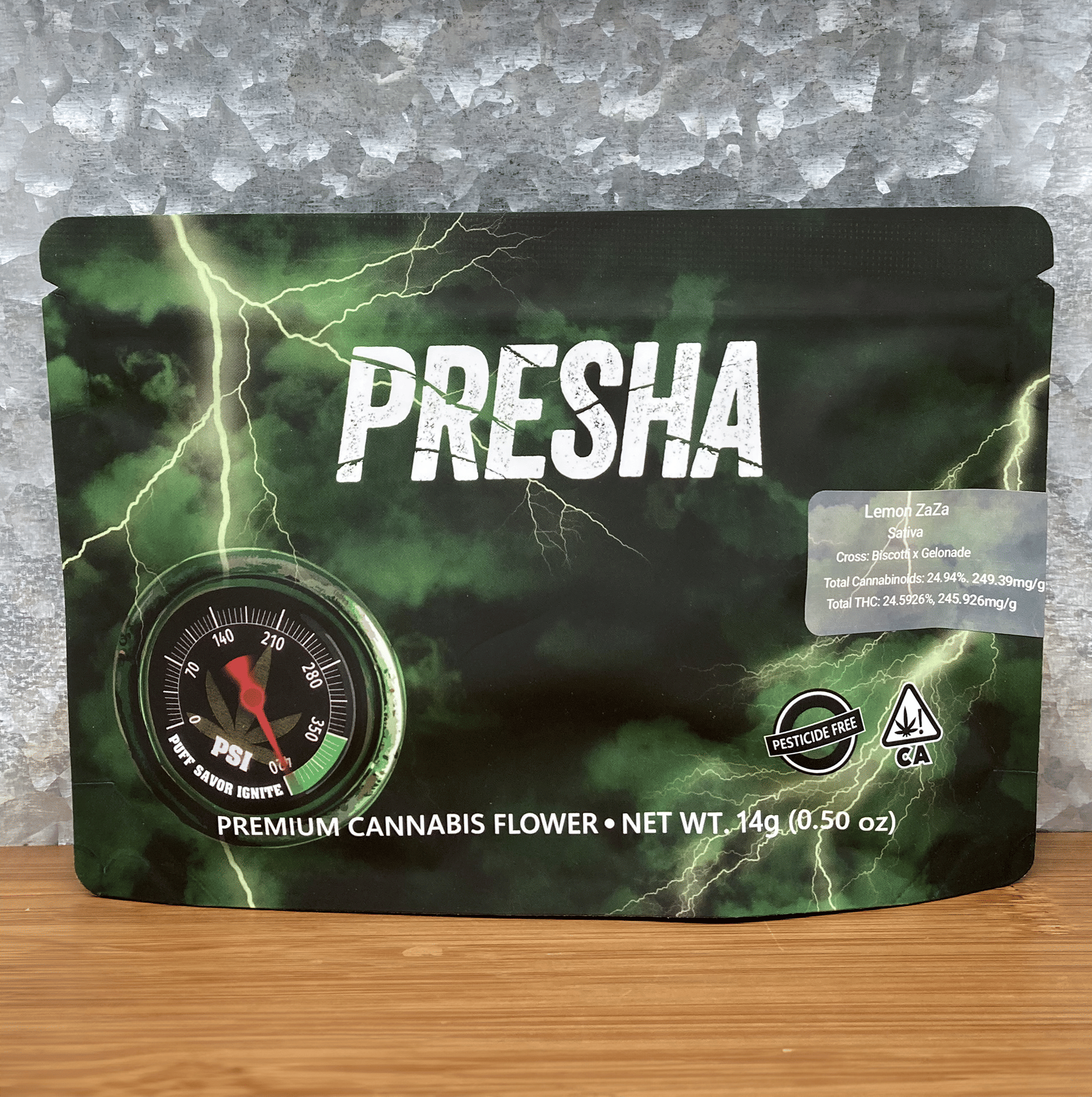 Lemon Zaza 14g - Presha -  - $75 - Flower