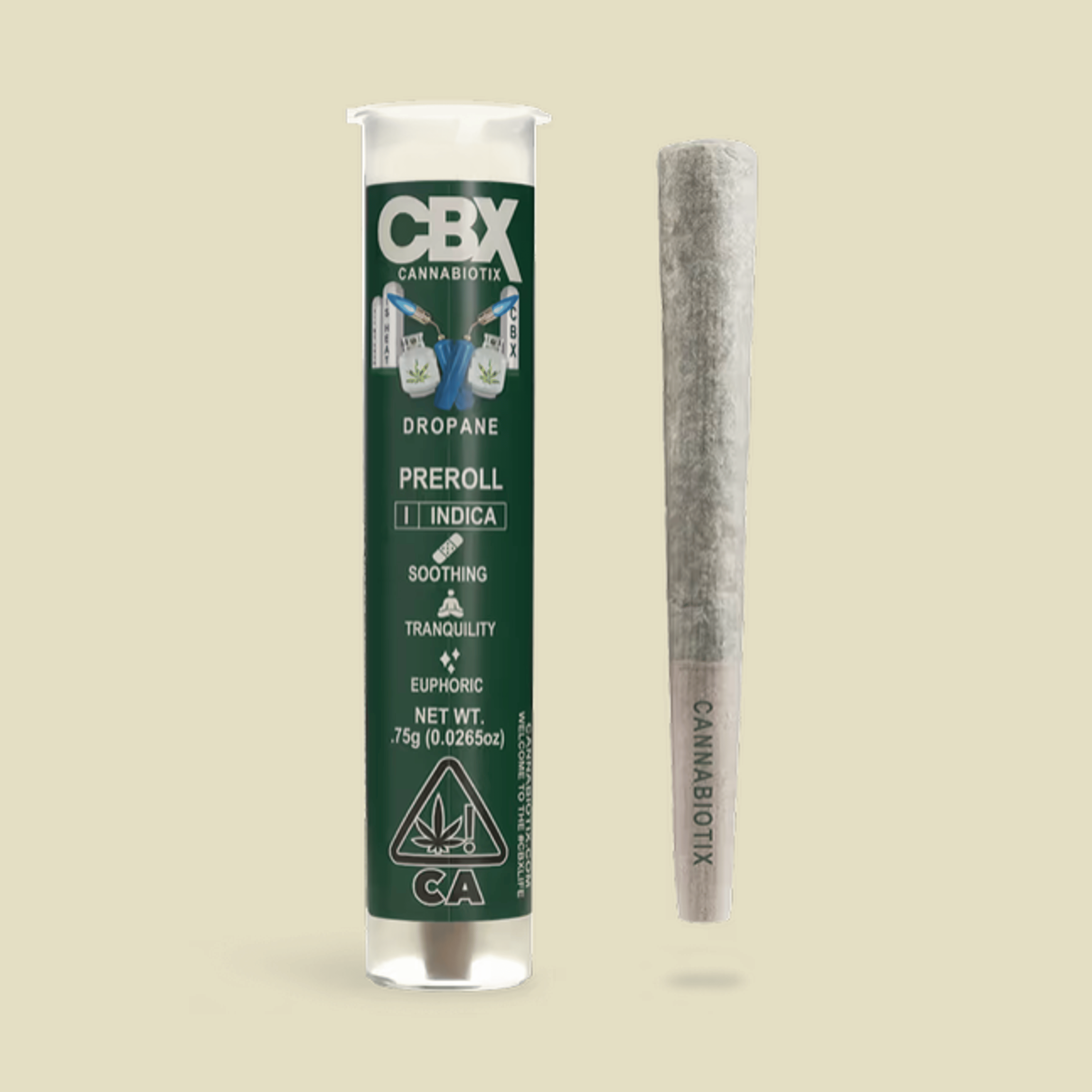 CBX | .75g - Dropane - Pre-Roll - Cannabiotix - - $10 - Pre-Rolls