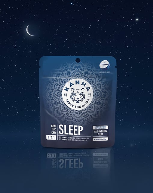 Marionberry Plum 3:2:1 SLEEP Gummies - 10pk 100mg
