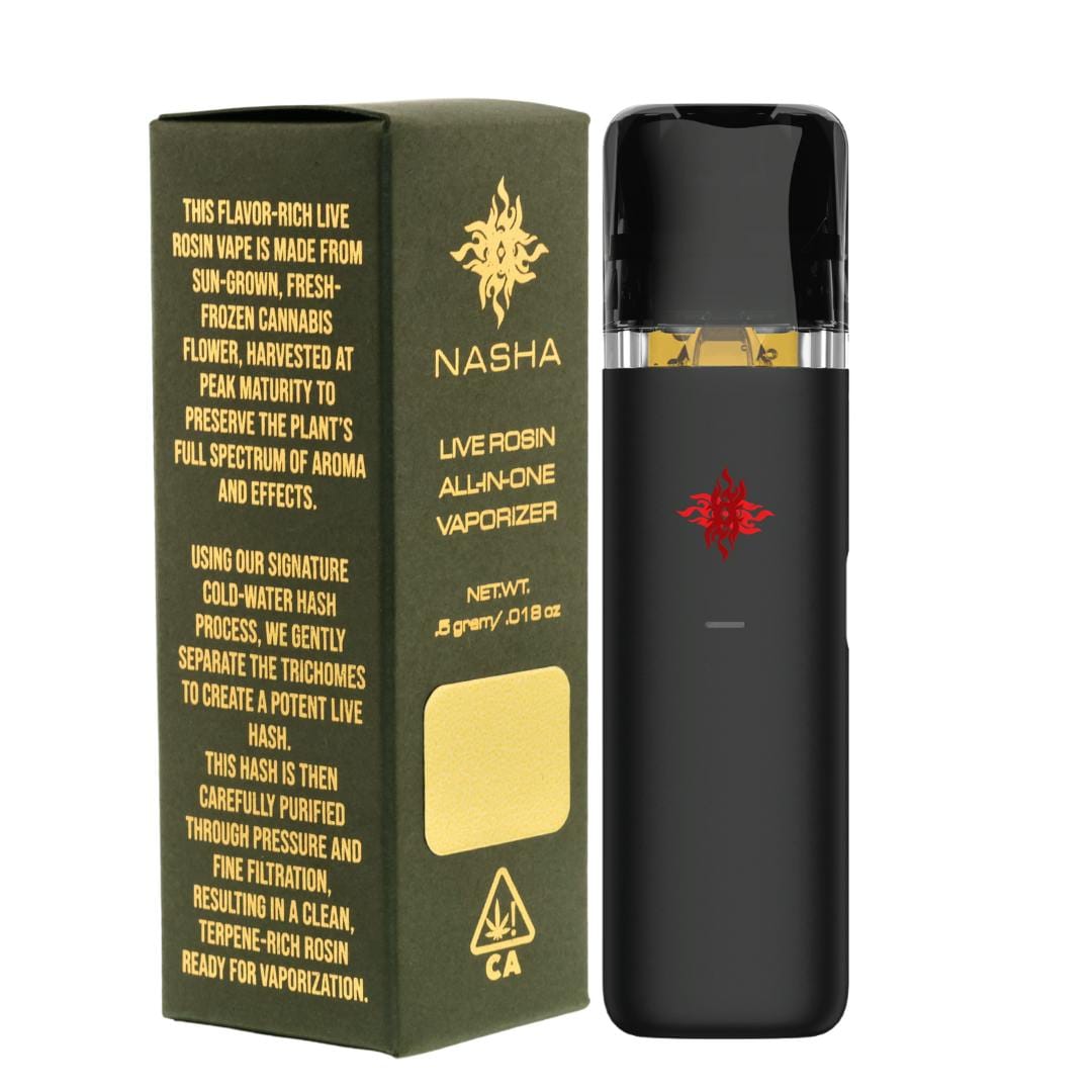 Nectarine Jelly (Bandwagon Gardens) | Live Rosin All-In-One Vape - 0.5g - Nasha -  - $20 - Disposables