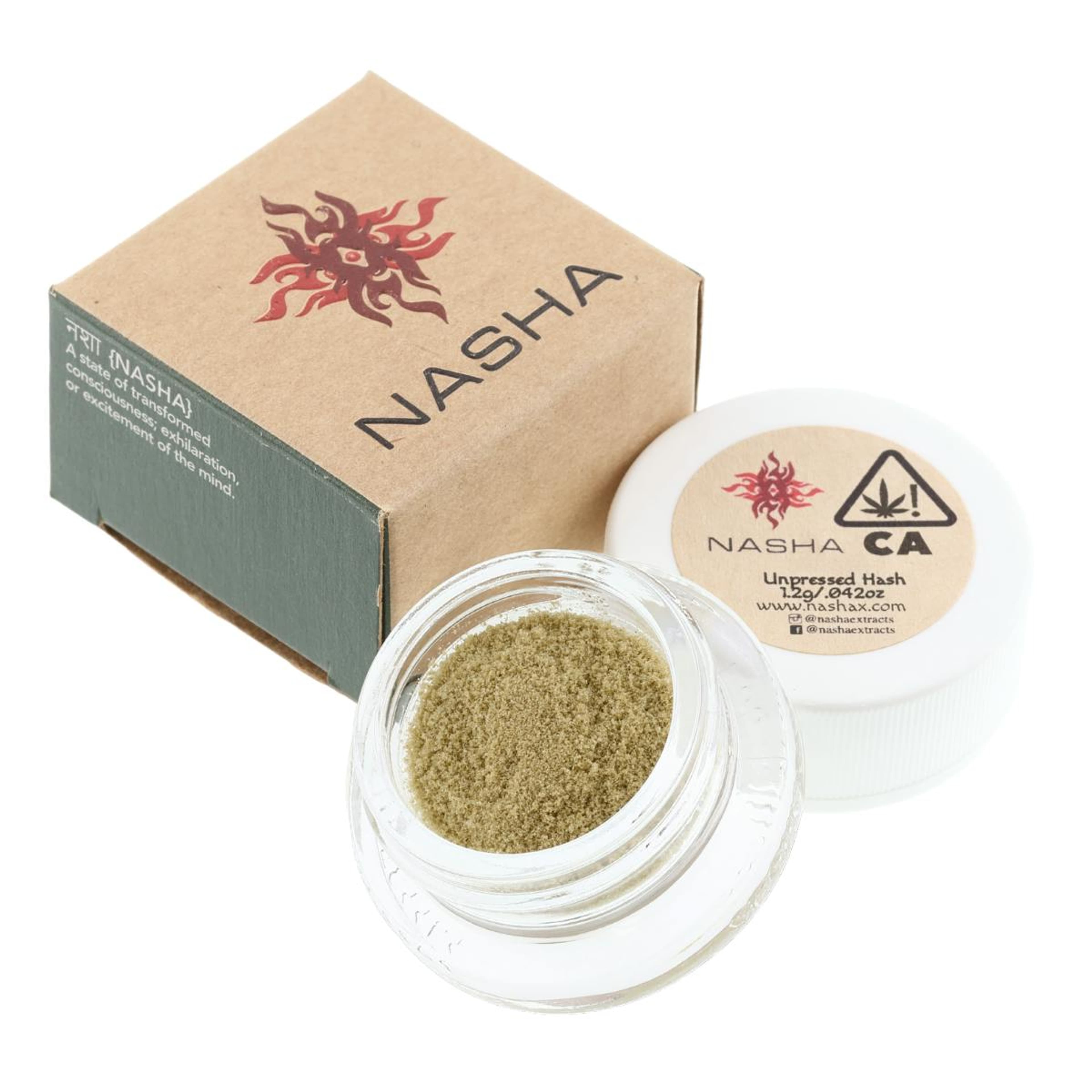 LA Confidential Unpressed Hash (Green) 1.2g - Nasha - - $22.75 - Extract