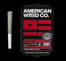 American Weed Co. Diamond Infused 7 Pack 0.5G Preroll
