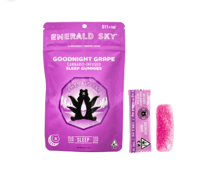 Emerald Sky — Goodnight Grape - 100mg Sleep Gummies