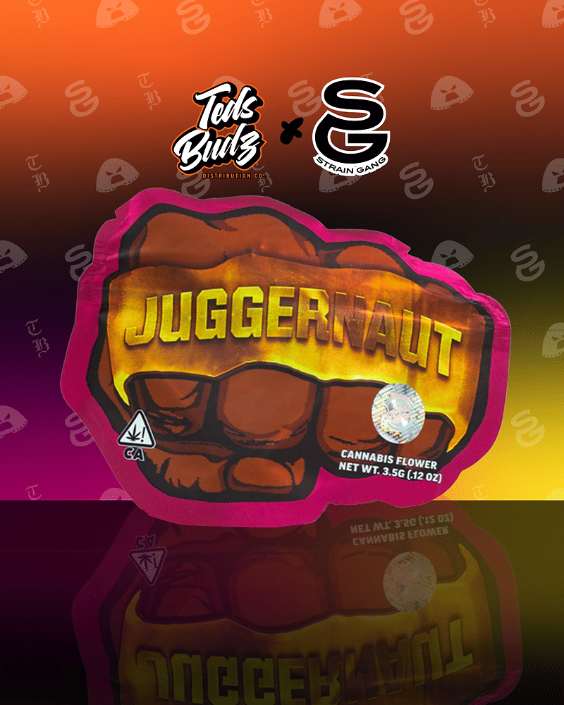 Juggernaut 33% - 3.5G *SPECIAL PRICING* - Teds Budz - Juggernaut (I) - $55 - Exotic Eighths - Buy 8 Mix & Match get 13.5% Off PLUS $.01 Punch T1 Rosin