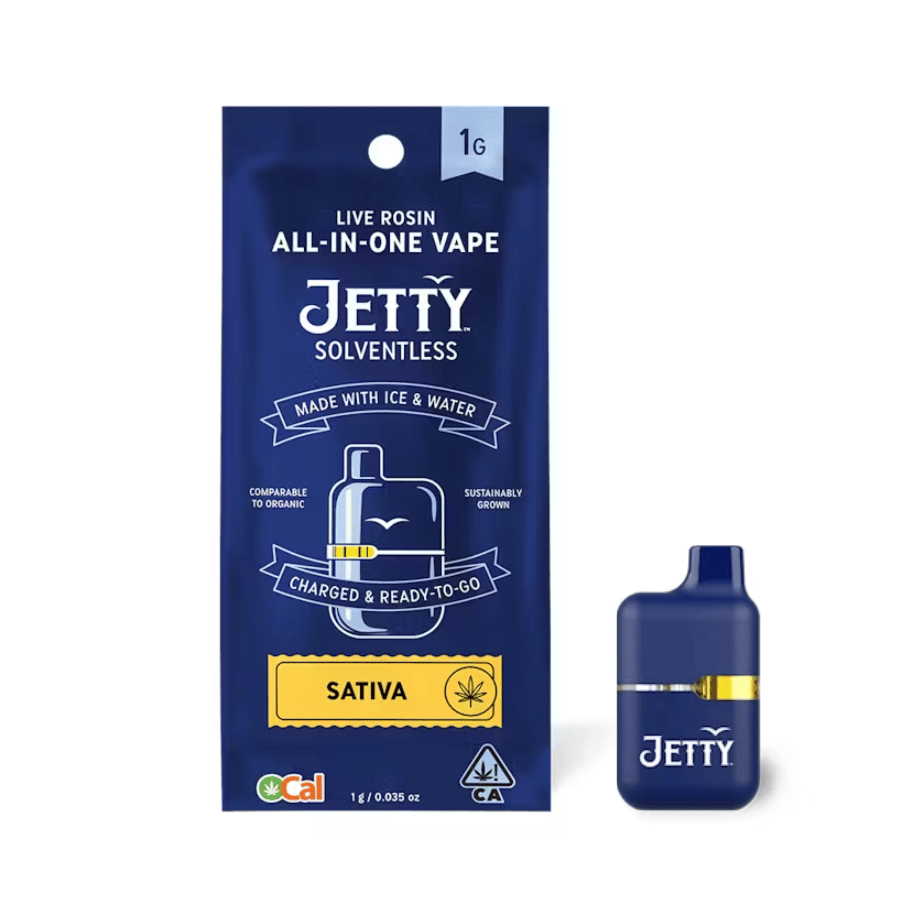 Mini Tank | Tangie Spritz OCal Solventless All-in-One Vape 1g - Jetty Extracts - - $60 - Disposables