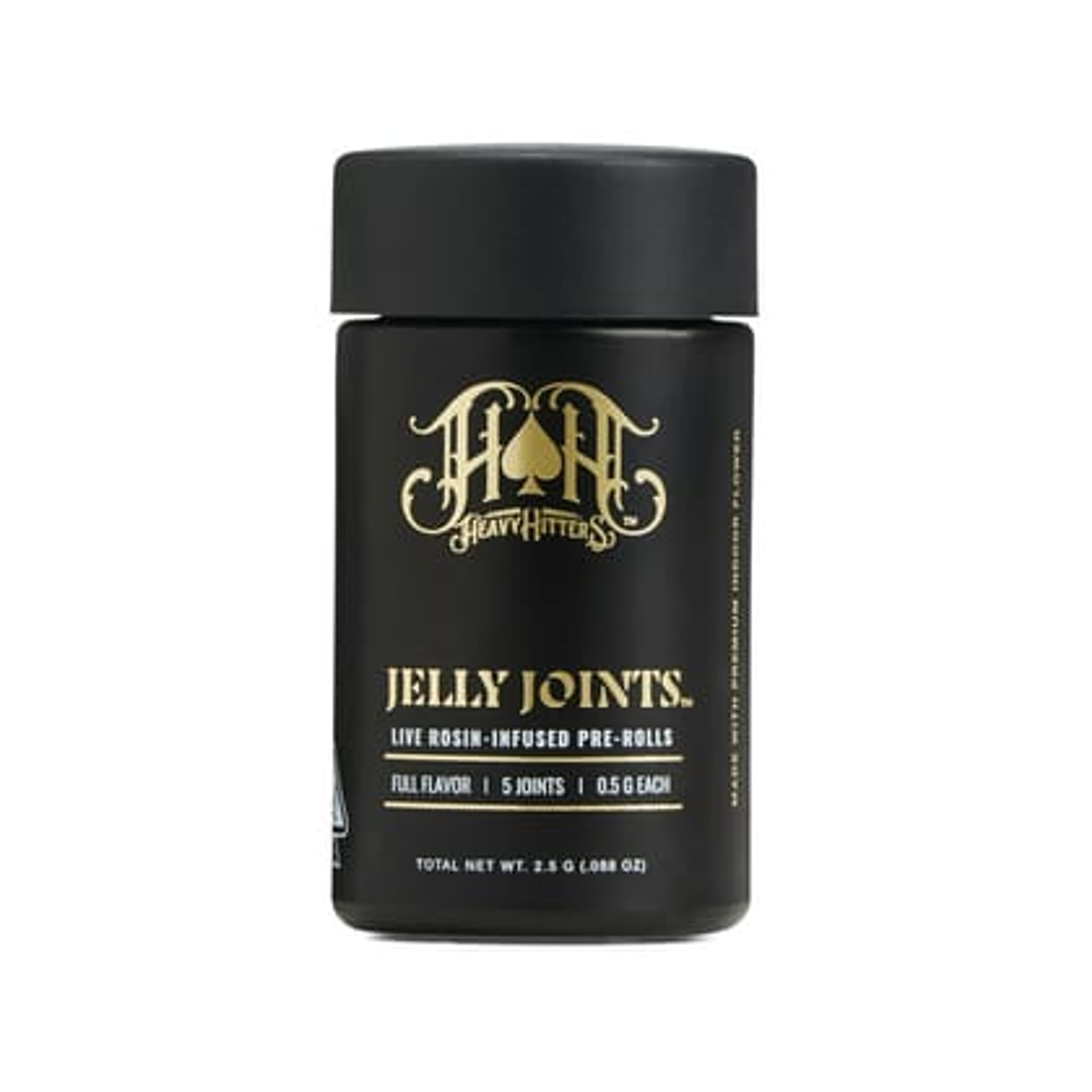 Lemonberry Lantz (Flower) x Ice Cream Cake (Rosin) (Ridgeline Farms) Infused Jelly Joints 5 Pack - 2.5g - Heavy Hitters - - $44 - Infused Pre-Rolls