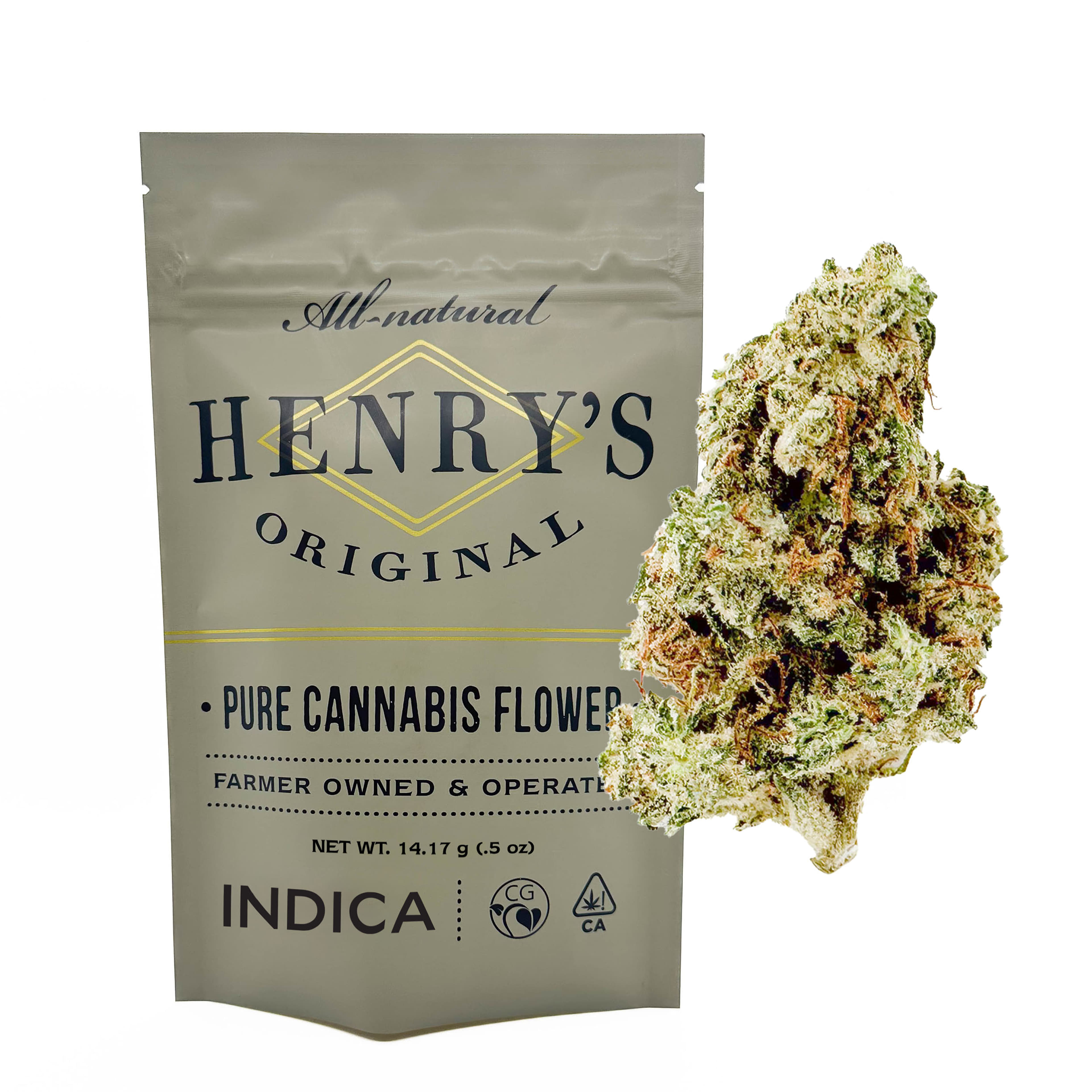 Grape Ape - 14g - Henry's Original - 14g - Indica - $47 - Flower (14 Grams)