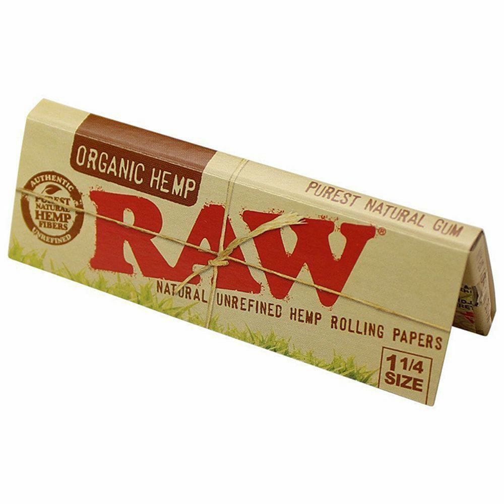 RAW | Papers - Organic Hemp 1 1/4 Size 50pk - Raw -  - $3 - Accessories