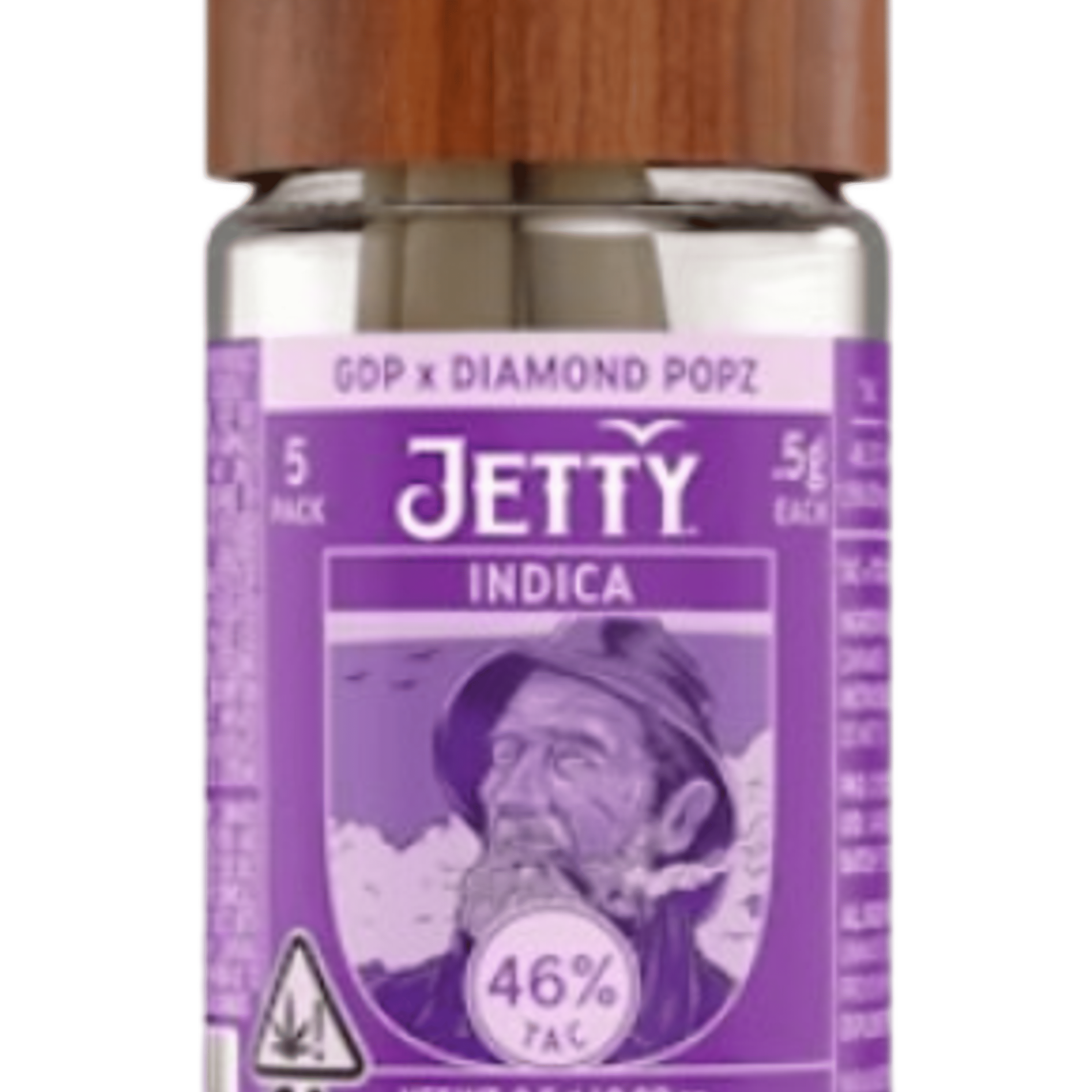 GDP x Diamond Popz - Live Resin - Pre-Rolls - Jetty Extracts - 5-Pack - $25.99 - Infused Pre-Rolls