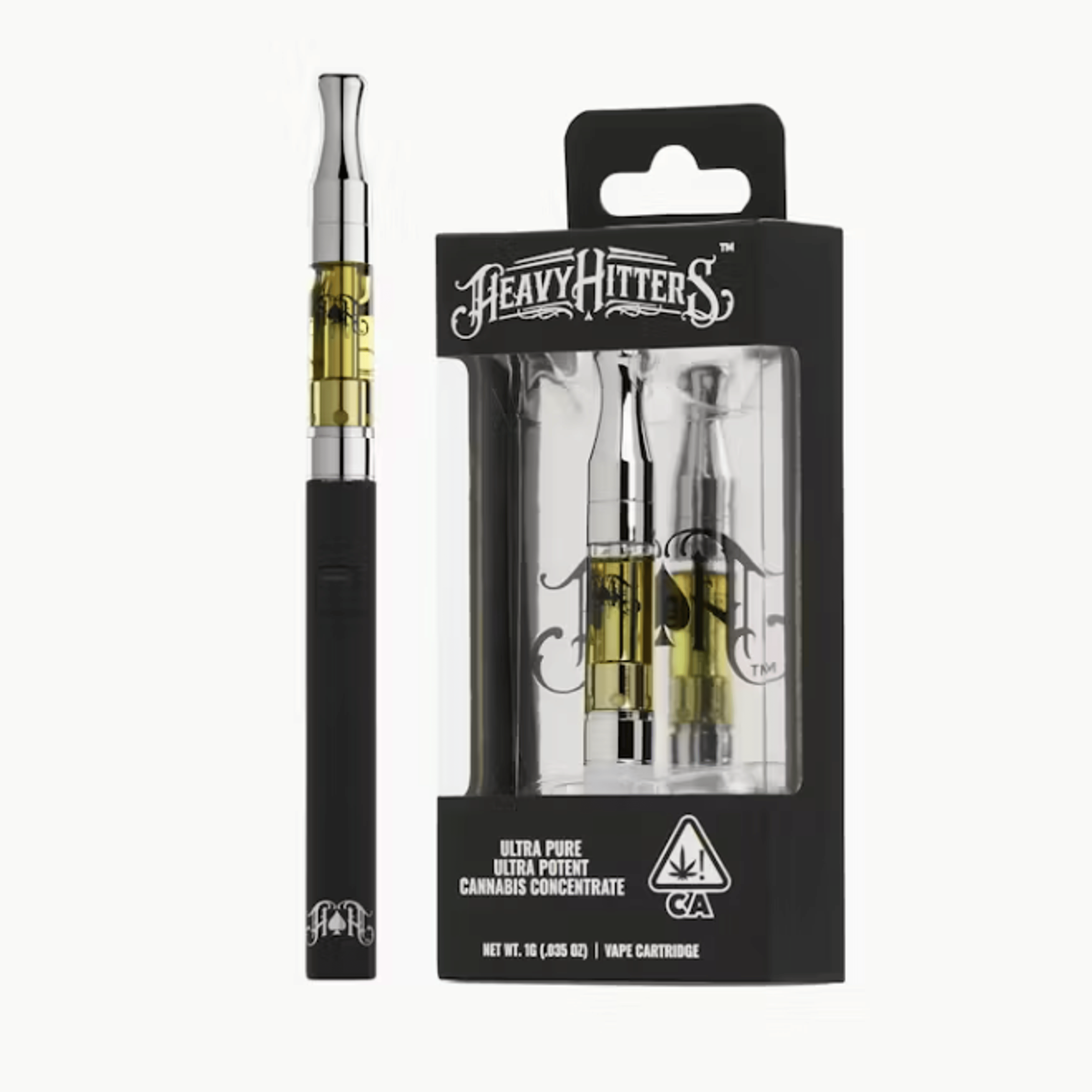 Ultra Potent: Pineapple Trainwreck - 1g - Heavy Hitters - - $50 - Cartridges / Pens