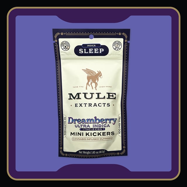 Dreamberry 1:2 THC:CBN 10pk Gummies (100mg)