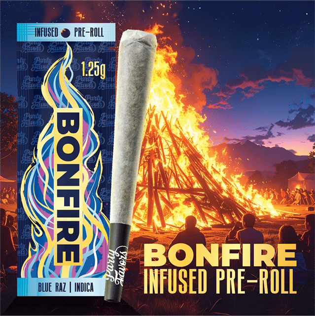 Bonfire Infused 1.25g - Blue Raz