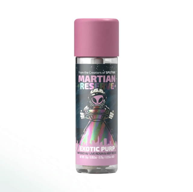 Sputnik: Exotic Purp Martian Reserve - 1.5g Rosin Infused Prerolls(2pk)