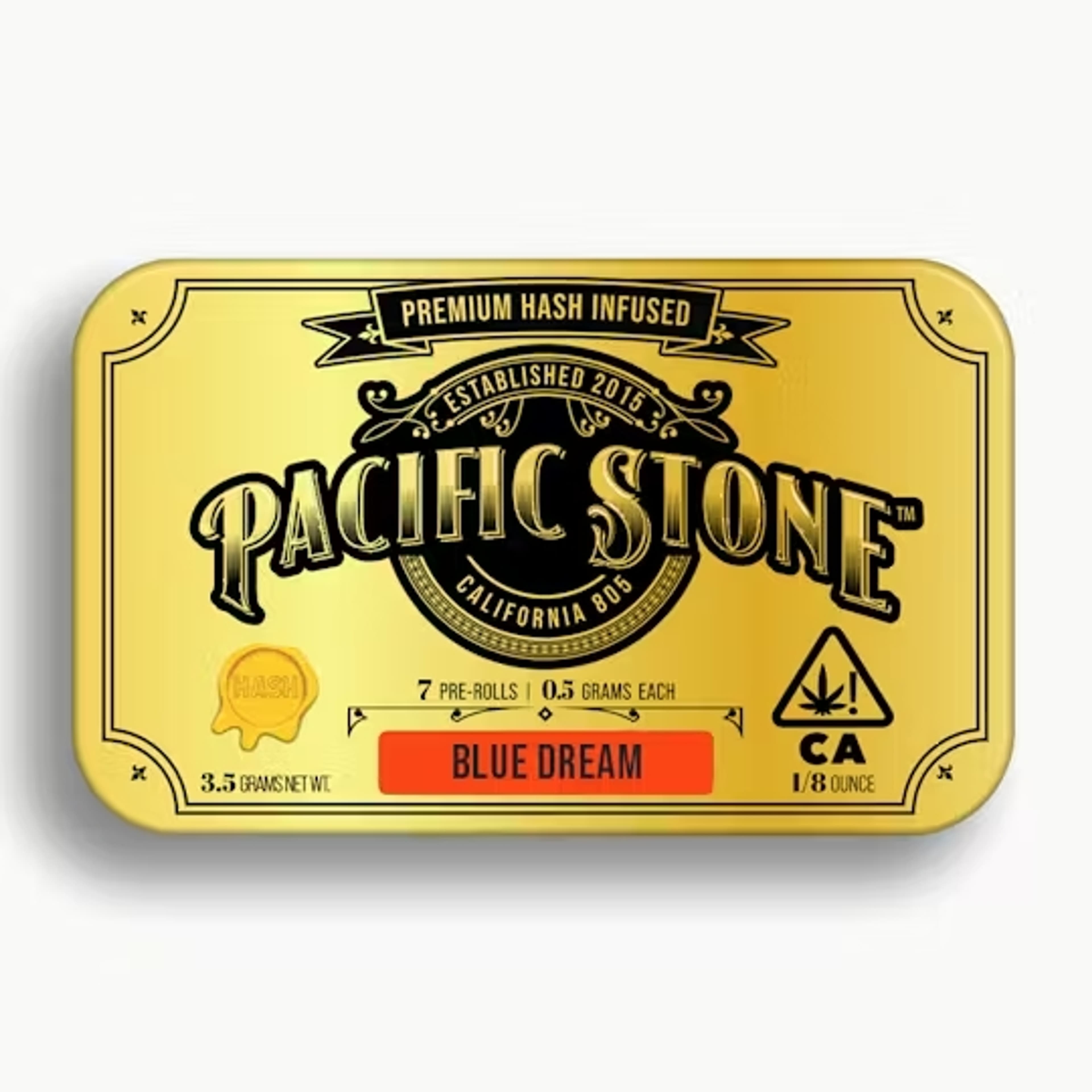 Blue Dream 7 pack Hash Infused Pre-Rolls - Pacific Stone - 7 pack - $36 - Pre-Rolls