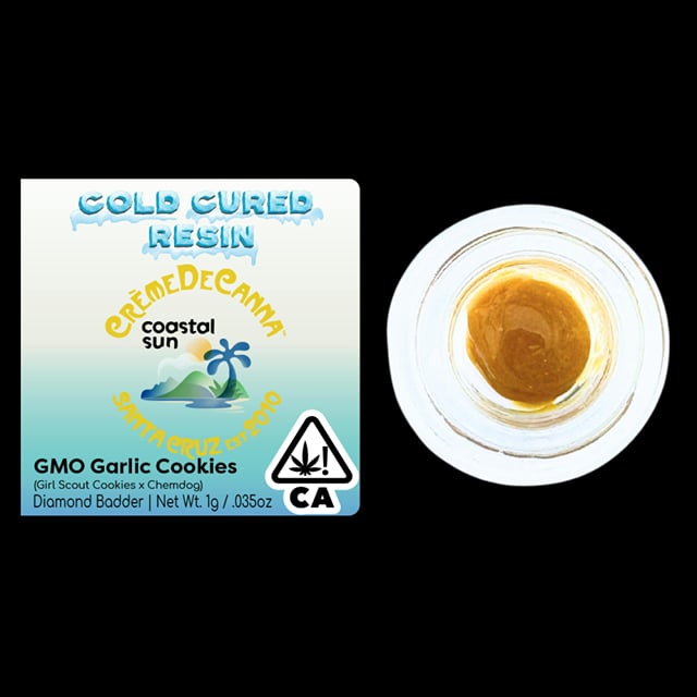 Creme De Canna Coastal Sun Diamond Badder - GMO Garlic Cookies (1g Hybrid) *NEXTDAY DELIVERY ONLY*