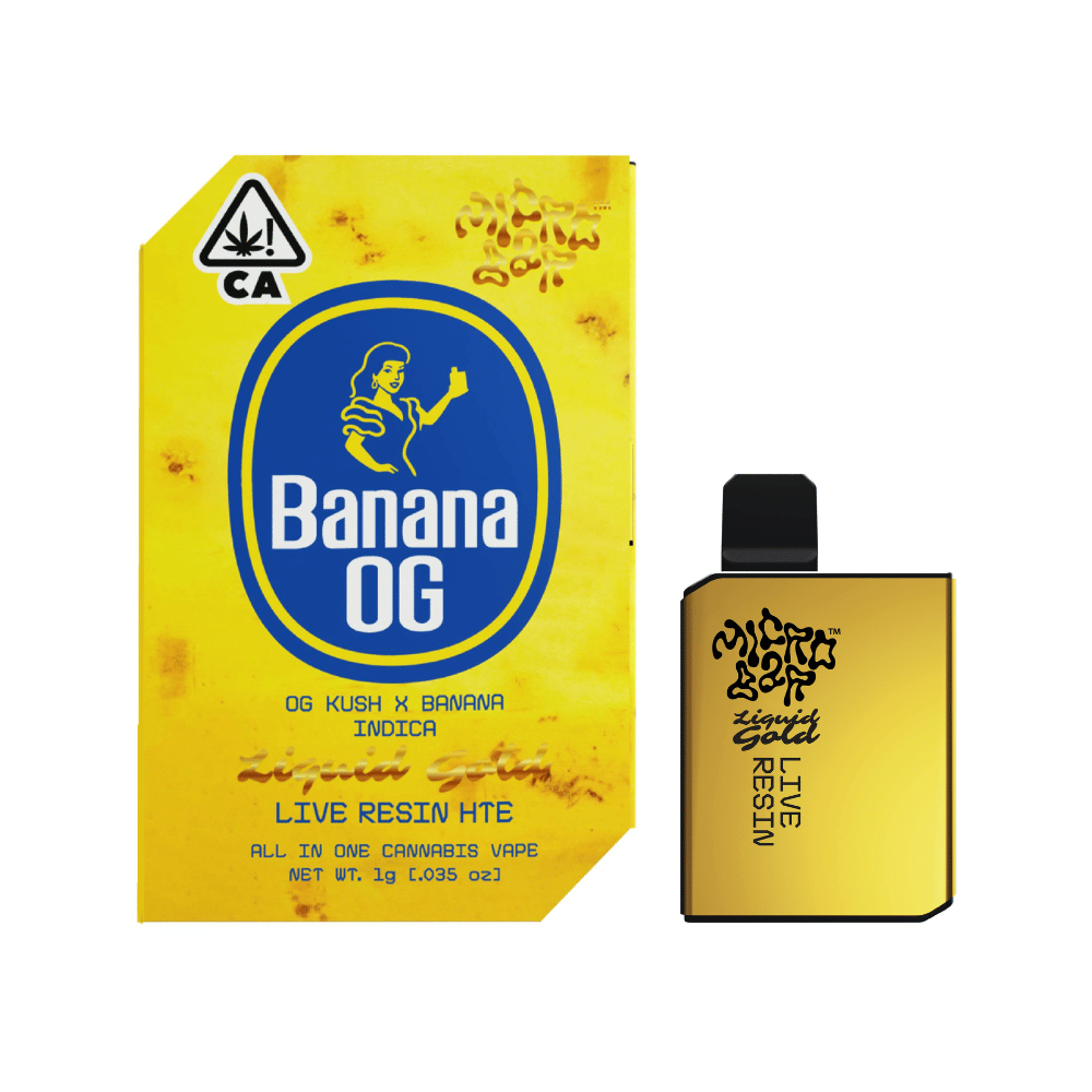 Microbar Live Resin AIO - Banana OG - $43.99 - Concentrates