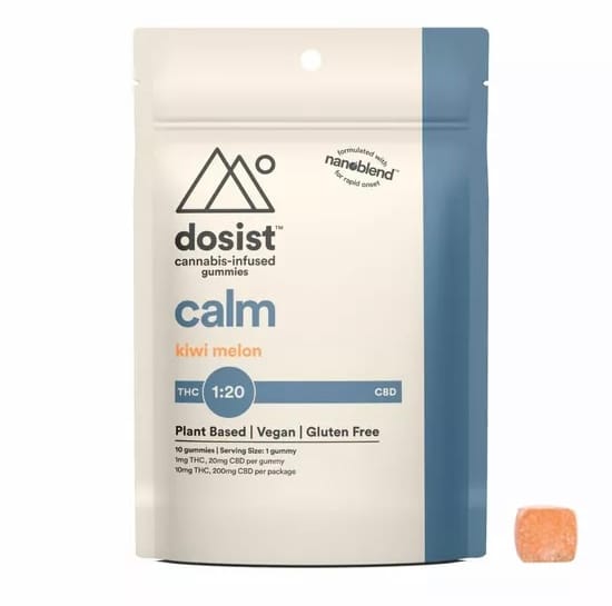 10PK CALM GUMMY 1:20 THC:CBD - Dosist -  - $22.50 - Edibles