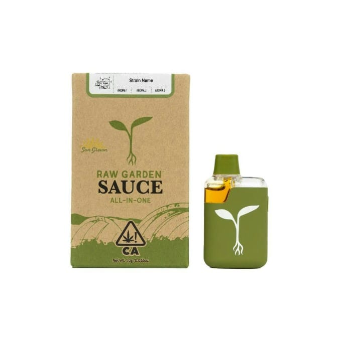 Raw Garden AIO - Blueberry Muffin - Sauce All-In-One Vape - 1g - Raw Garden - Sauce AIO - $37.99 - Disposable Vape Pens (All In One)