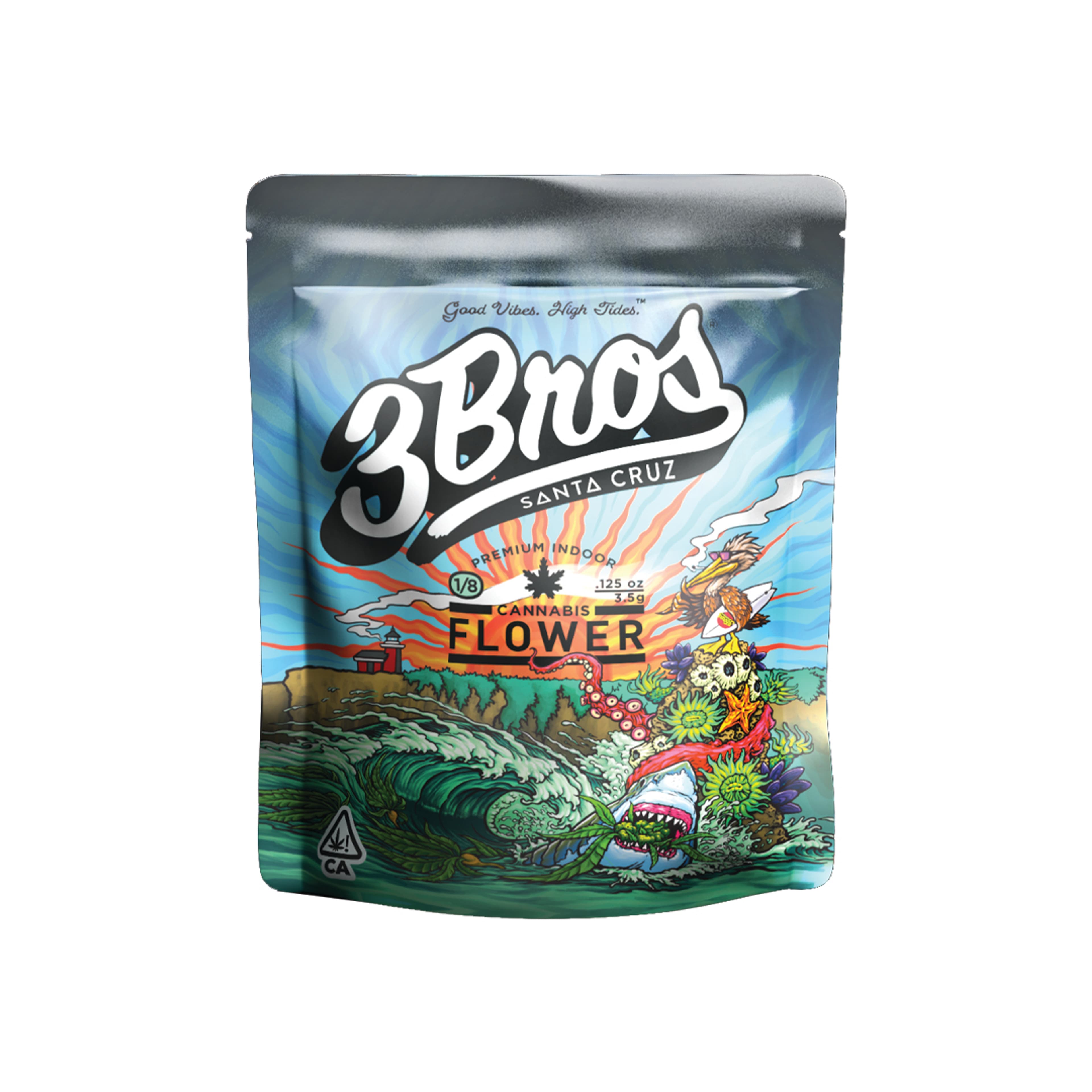 Lemon Diesel - 3.5g Indoor - 3 Bros - 3.5g - Sativa - $25 - Flower/Infused Flower (3.5 Grams)