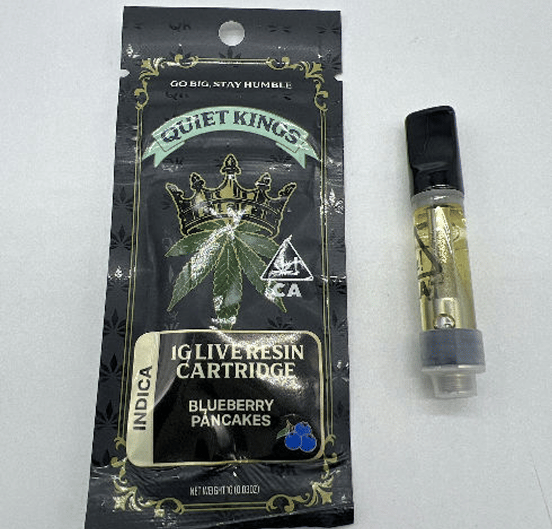 Blueberry Pancakes Live Resin Cart - Quiet Kings -  - $26 - Cartridges