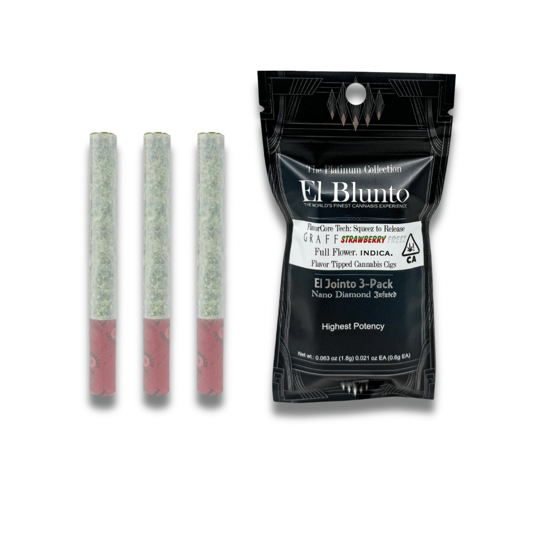 STRAWBERRY FREEZ 3PK 1.8 FLAVOR CORE - EL BLUNTO -  - $22.50 - Pre-Rolls