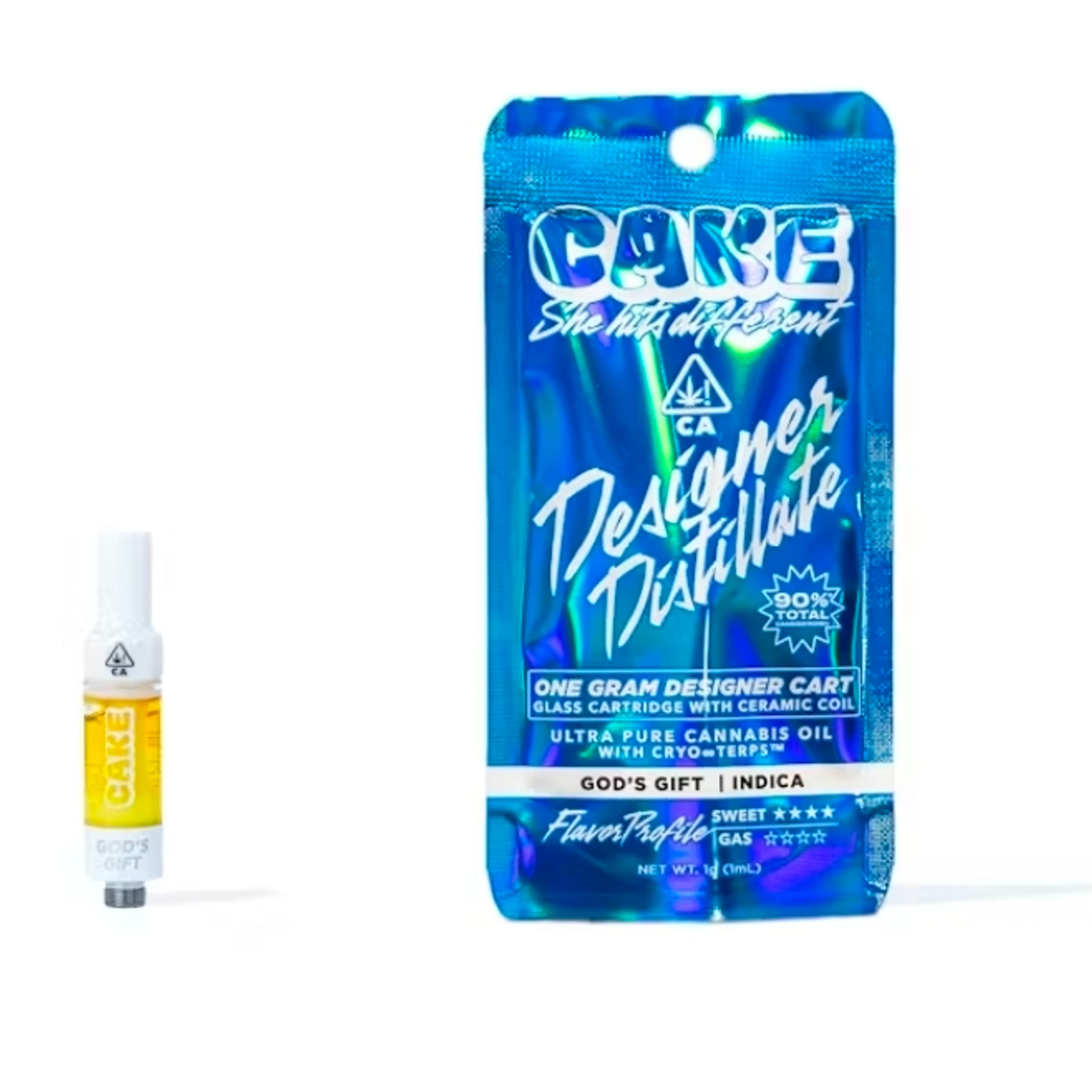 CAKE - 1 gram 510 Thread - God's Gift - - $35.99 - Vape