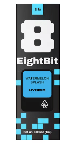 Watermelon Splash - 1g Rosin Infused Disposable - EightBit - Hybrid - Disposable - $21 - AIO Disposable Vapes