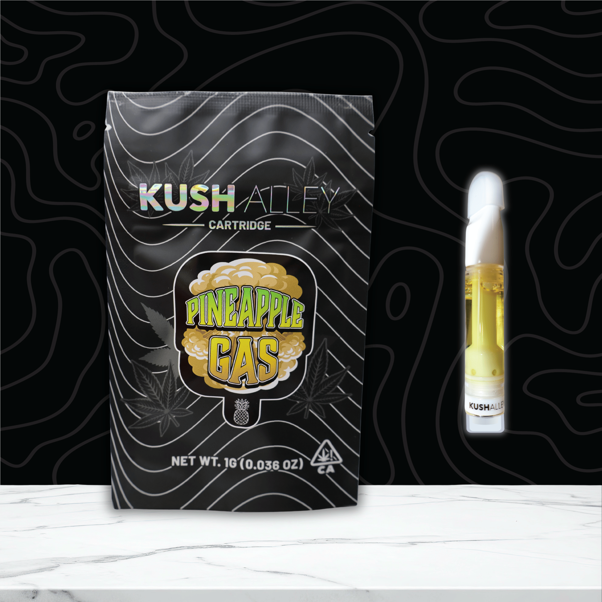 Cartridge - Pineapple Gas - Kush Alley Premium - Full Gram - $19 - Cartridge