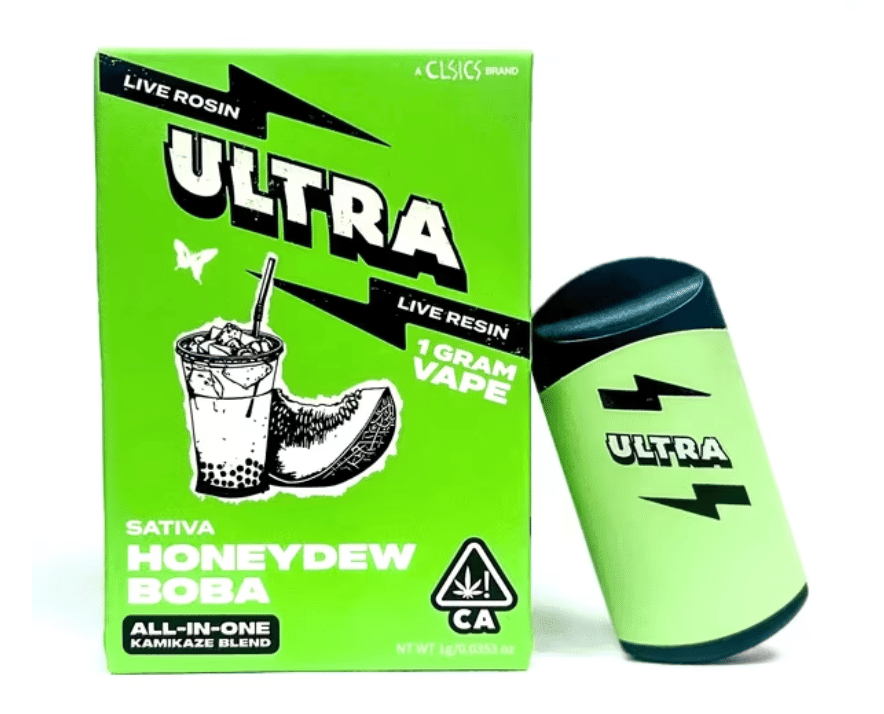 ULTRA 1G HONEYDEW BOBA (AIO) - CLSICS -  - $35 - Vaporizer
