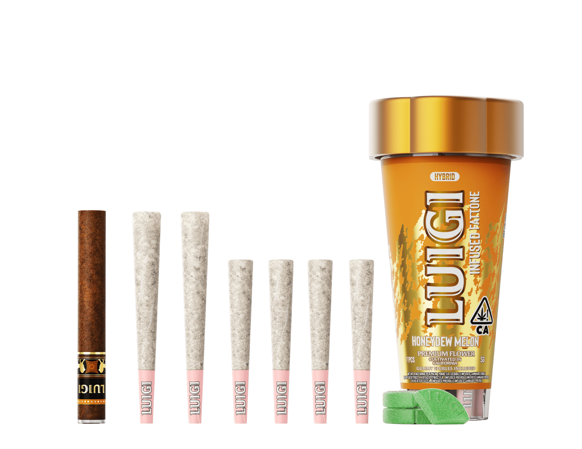 Honeydew Melon 4-in-1 Fattone - Luigi -  - $46 - Pre-Rolls