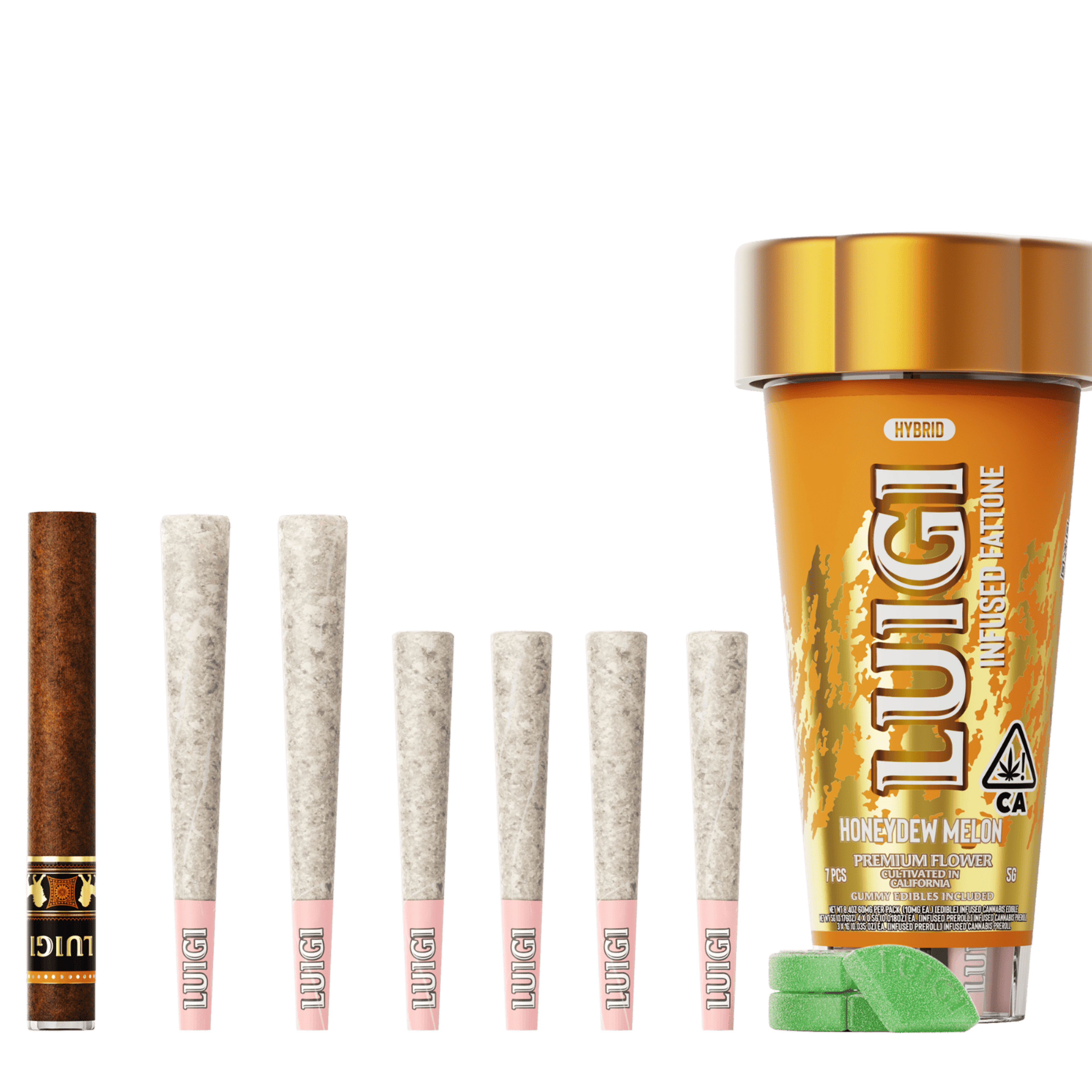 Honeydew Melon 4-in-1 Fattone - Luigi - - $46 - Pre-Rolls