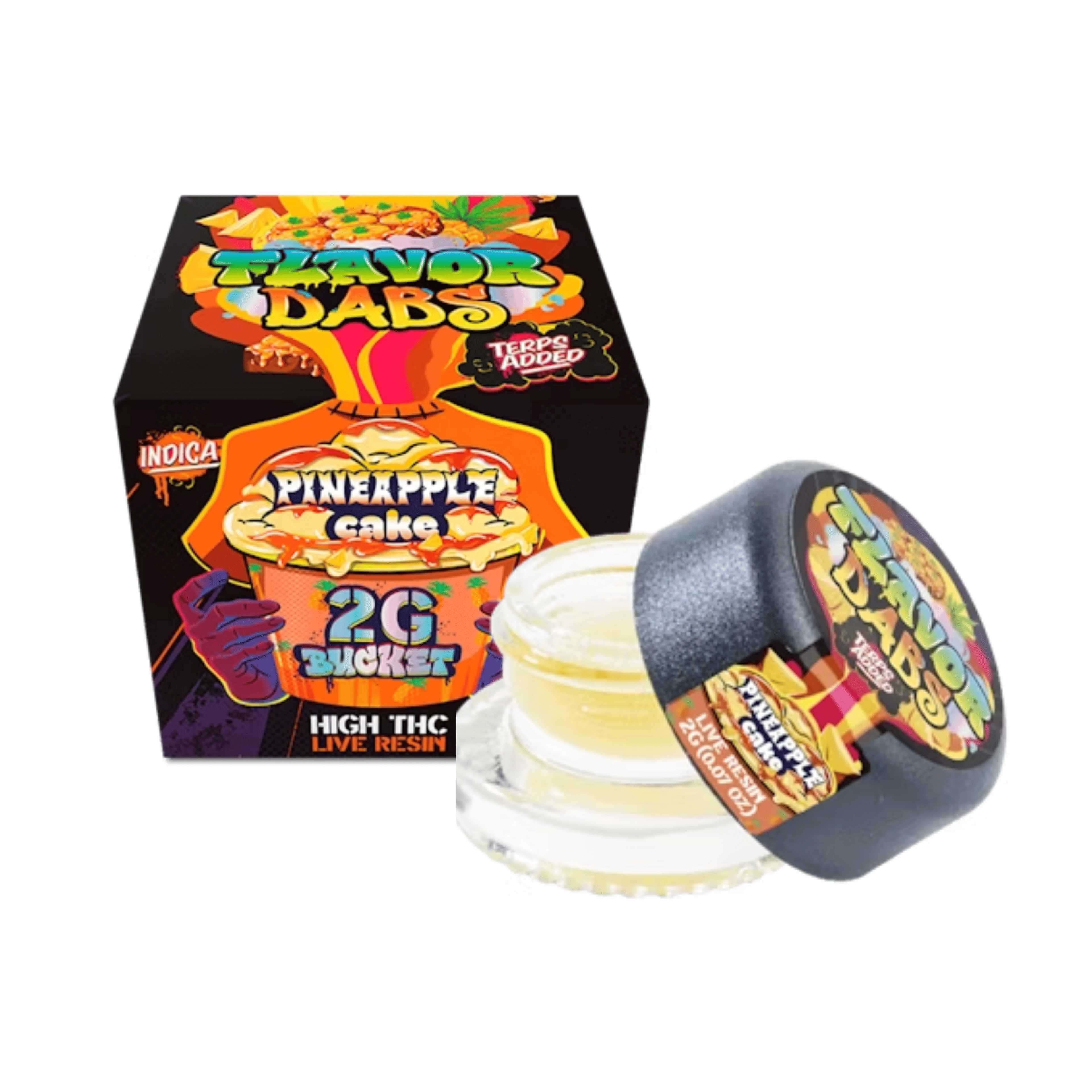 Pineapple Cake | Live Resin Flavor Dabs - 2g - Loud+Clear - - $17.50 - Concentrate