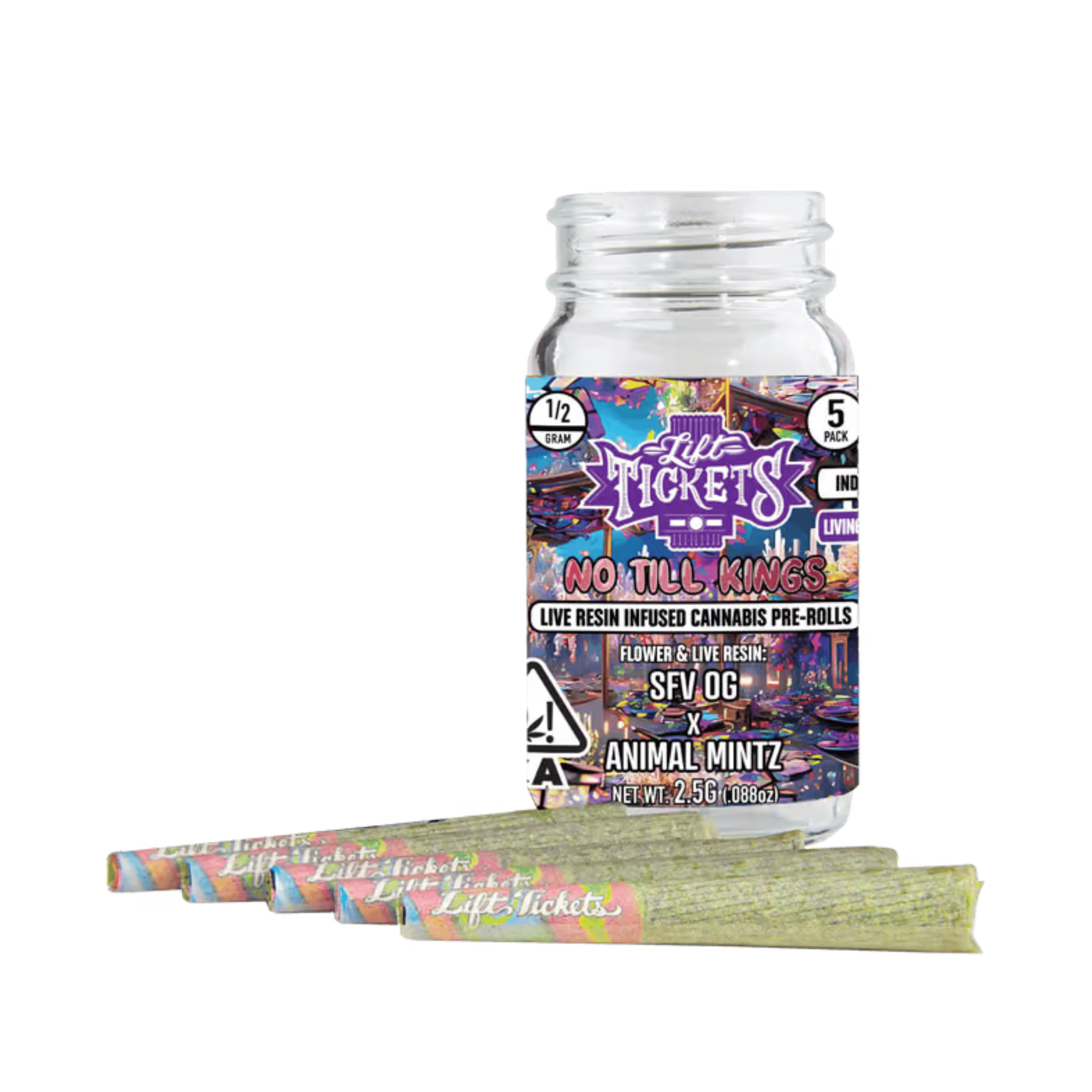 SFV OG x Animal Mintz | Infused Pre-Roll 5 Pack - 2.5g - Lift Tickets -  - $38 - Infused Pre-Rolls