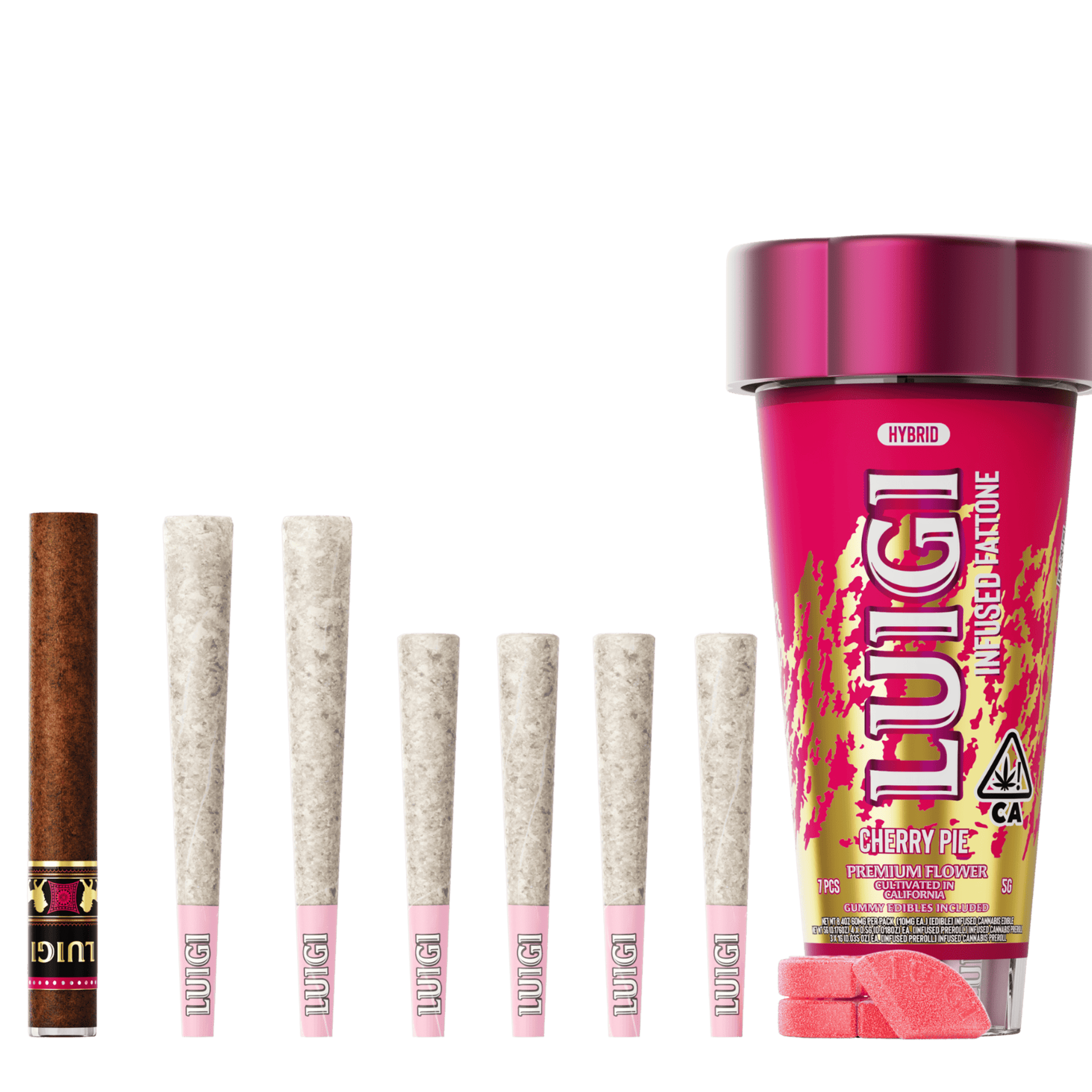 Cherry Pie 4-in-1 Fattone - Luigi - - $46 - Pre-Rolls