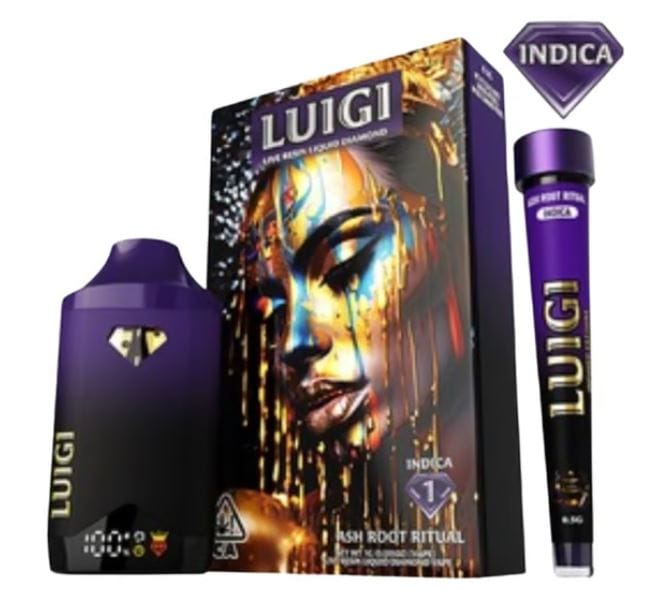 Ash Root Ritual - V6 Live Resin All-In-One 1G *Dual Pack* - Luigi - Ash Root Ritual AIO (I) - $15 - Cartridges