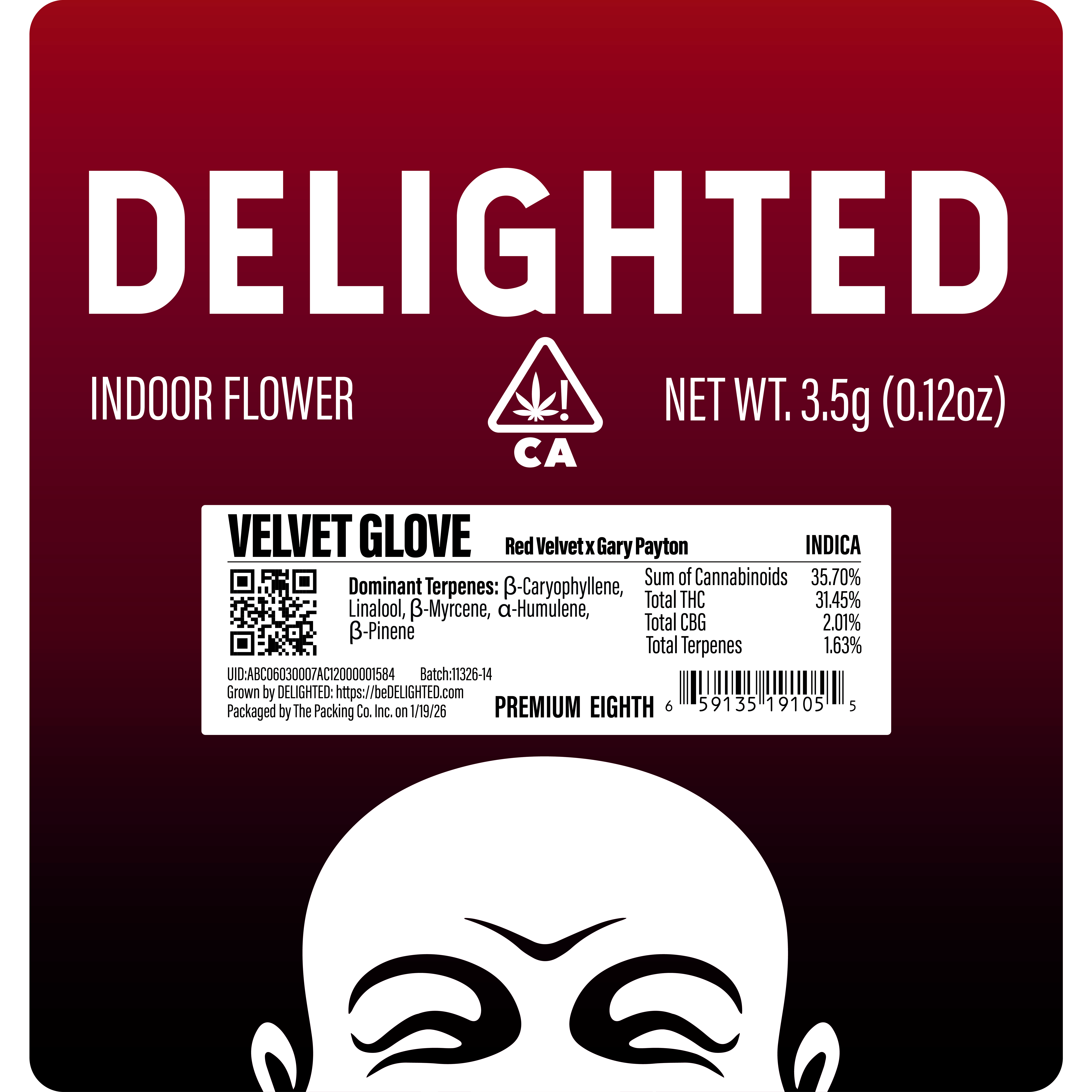 Velvet Glove 3.5g - delighted -  - $21.61 - Flowers