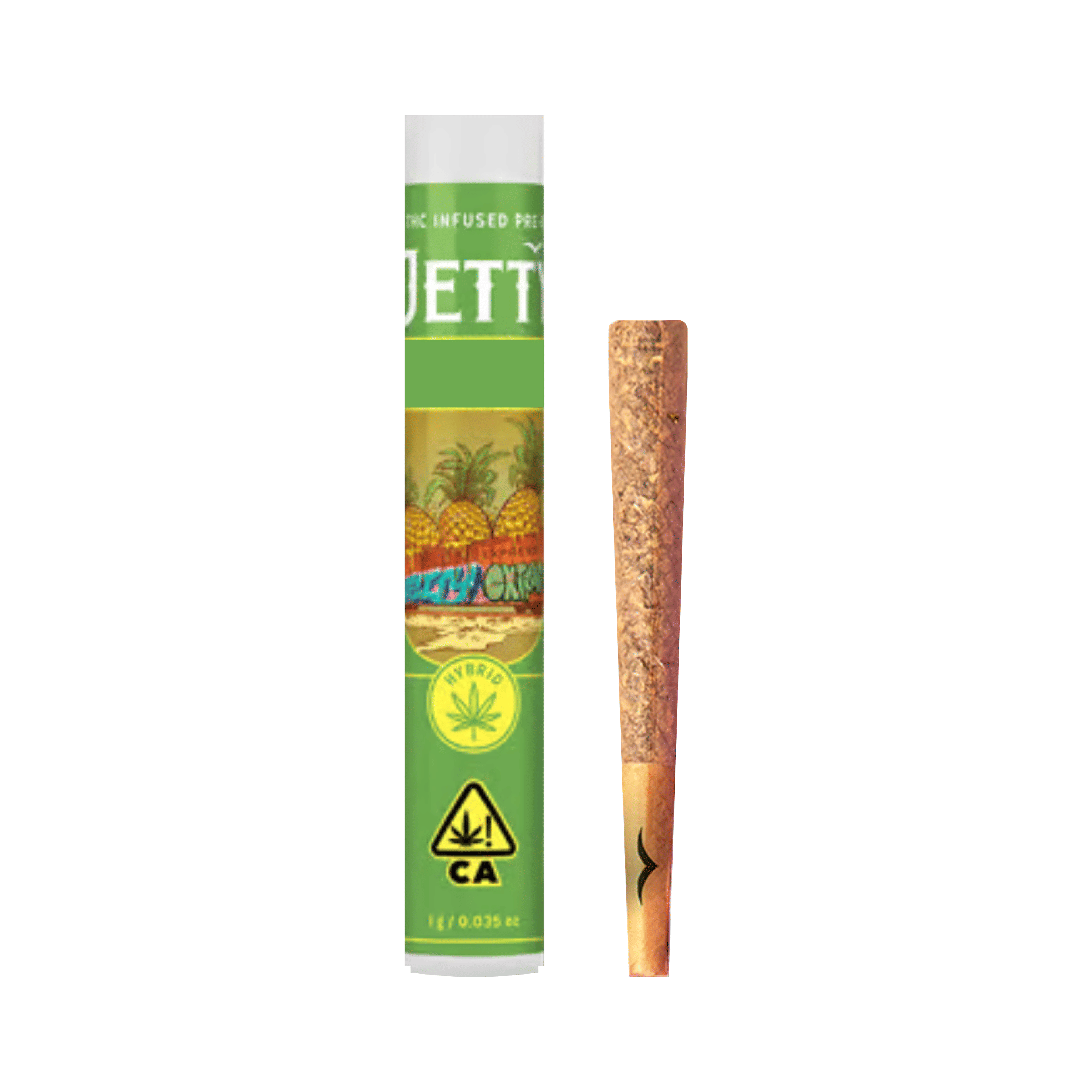 Pineapple Express x Blue Dream Live Resin Pre-roll 1g - Jetty Extracts - - $18 - Infused Pre-Rolls