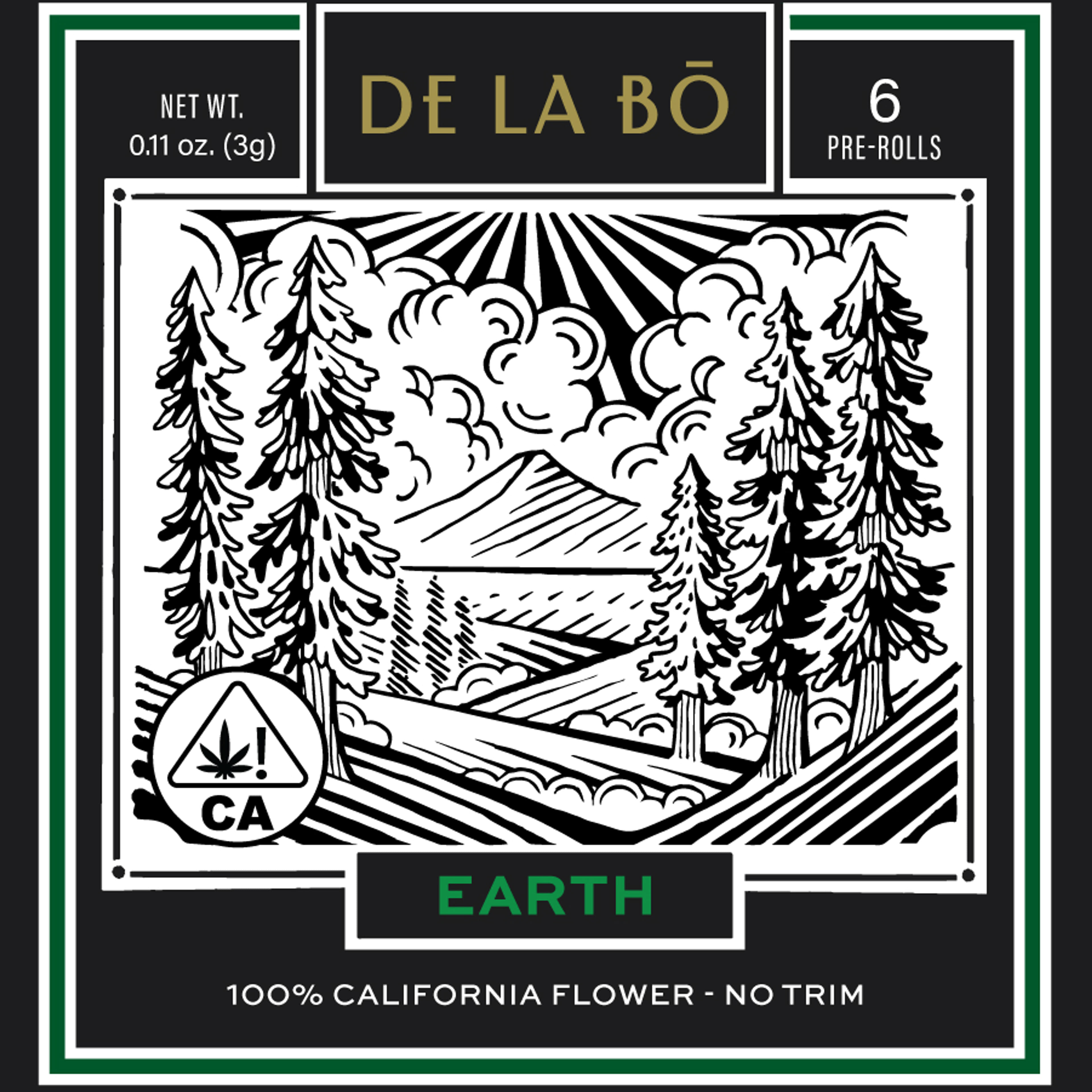 Durban Poison - .5g Prerolls (6pk) - De La Bo - PR Pack - Sativa - $32 - Pre-Roll Packs