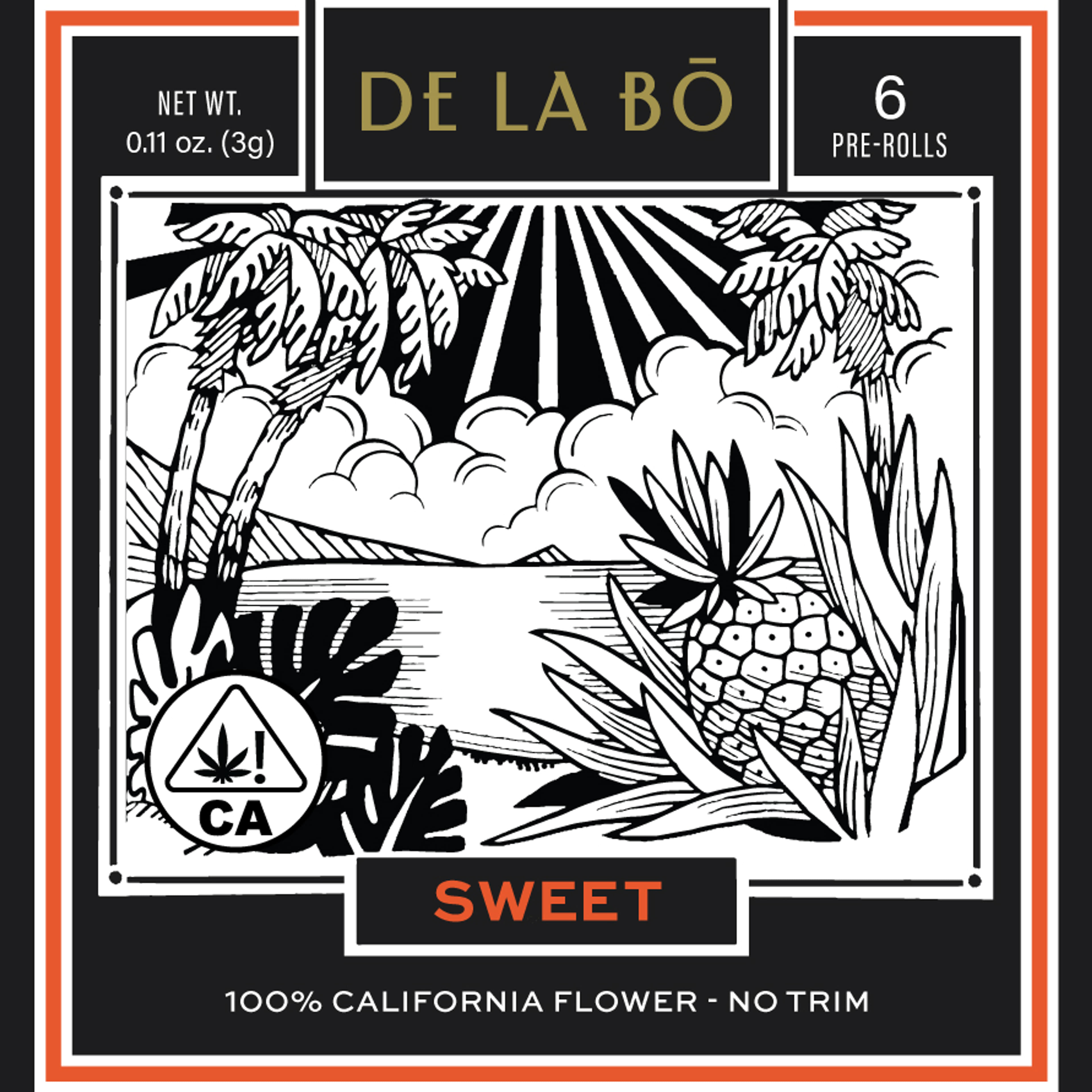 Banana Runtz - .5g Prerolls (6pk) - De La Bo - PR Pack - Hybrid - $32 - Pre-Roll Packs