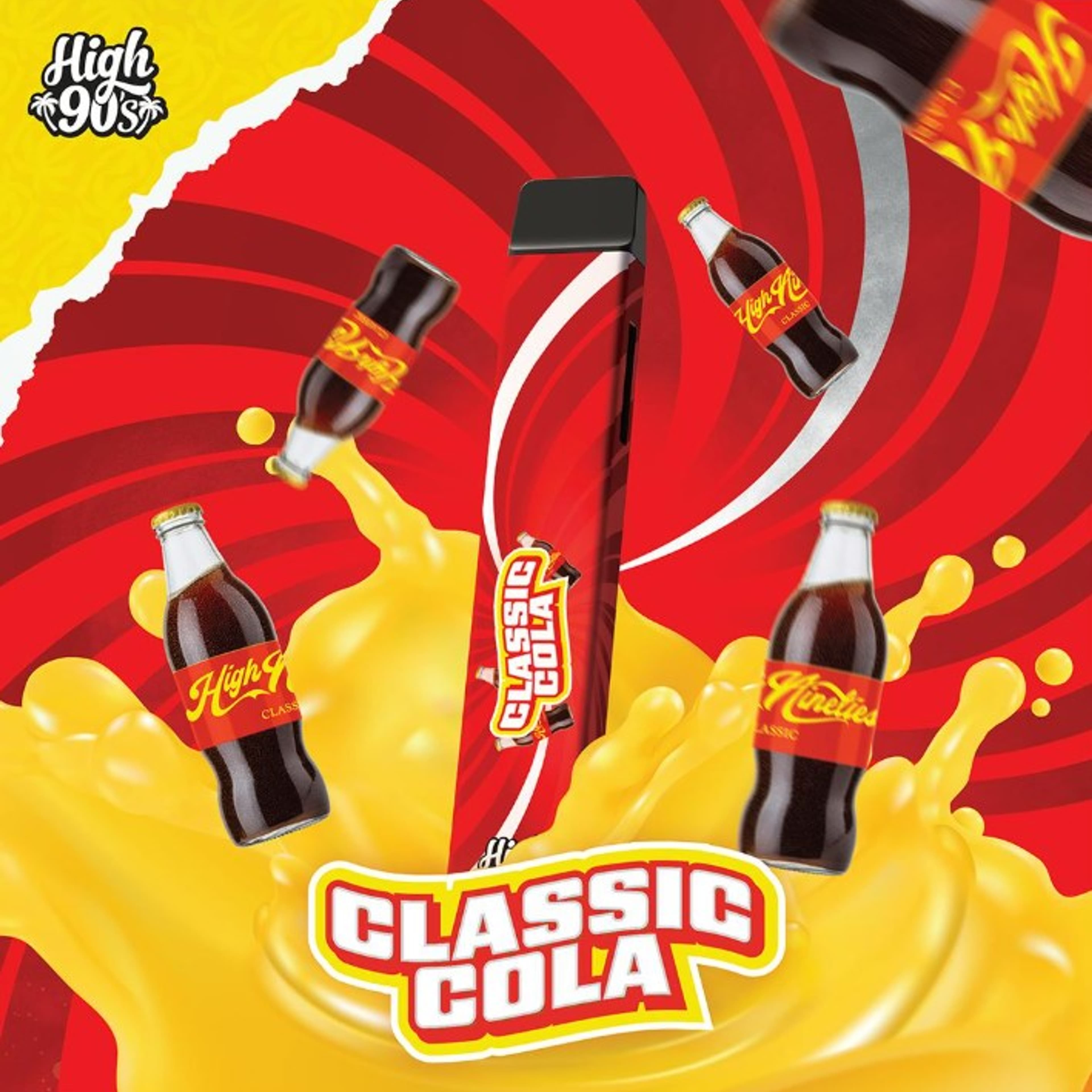 High 90's AIO - Classic Cola - All-In-One Vape - 1g *B2G1 EVERYDAY* - High 90's - AIO - $19.99 - Disposable Vape Pens (All In One)