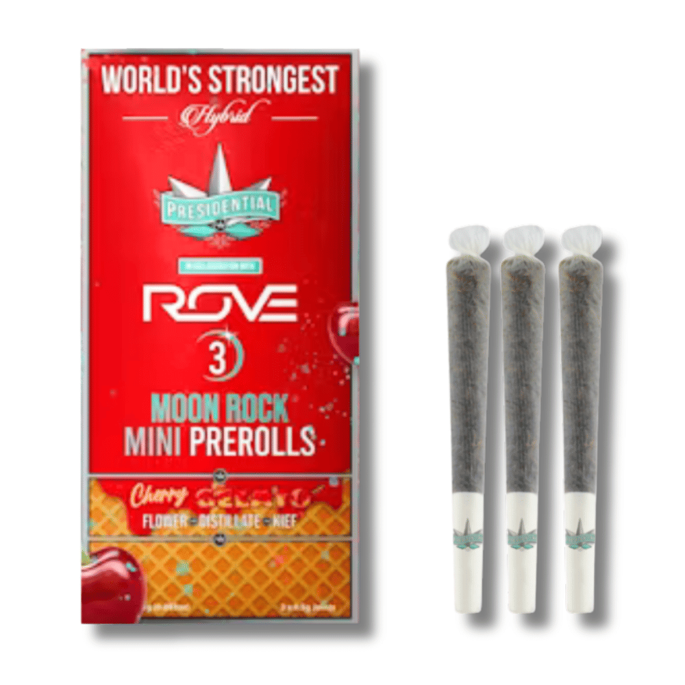 Cherry Gelato Mini Moon Rock Preroll 3pk - Presidential -  - $23.24 - Preroll