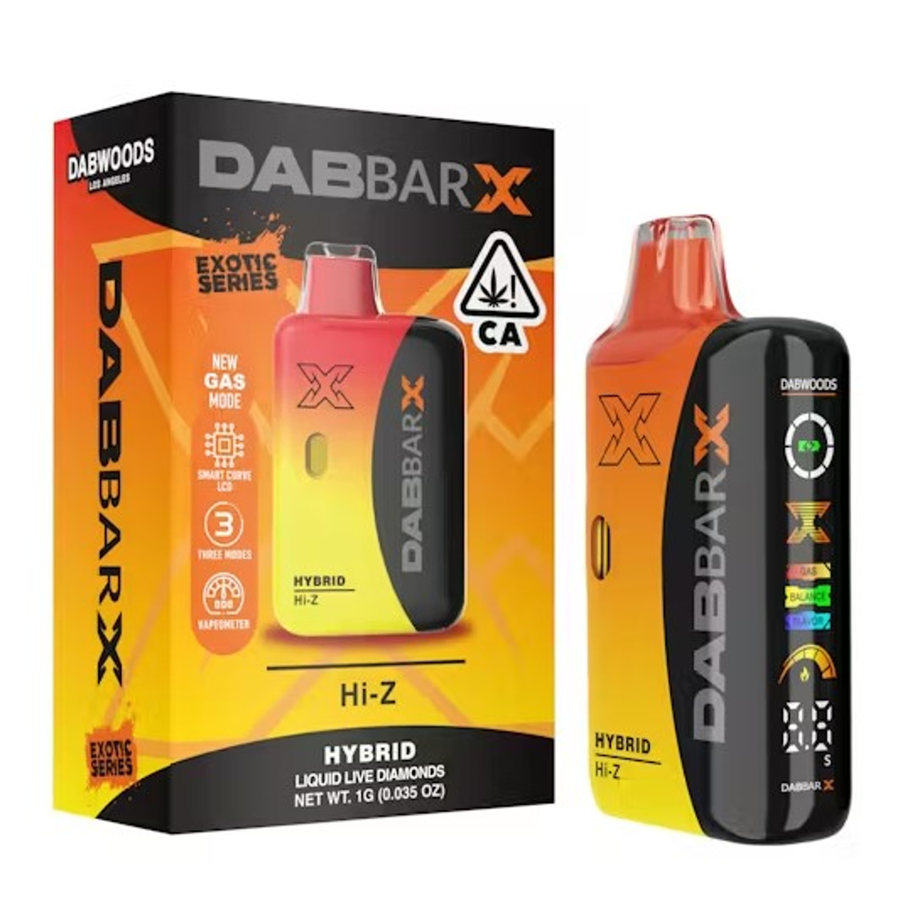 Dabwoods AIO - Hi-Z - Liquid Live Diamonds Dabbar X (Exotic Series) All-In-One Vape - 1g - Dabwoods - AIO - $39.99 - Disposable Vape Pens (All In One)