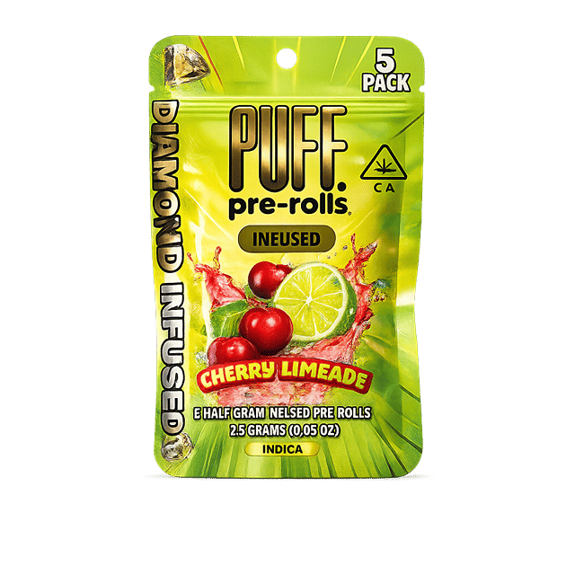 PUFF Diamond Infused 2.5g | 5pack - Cherry Limeade