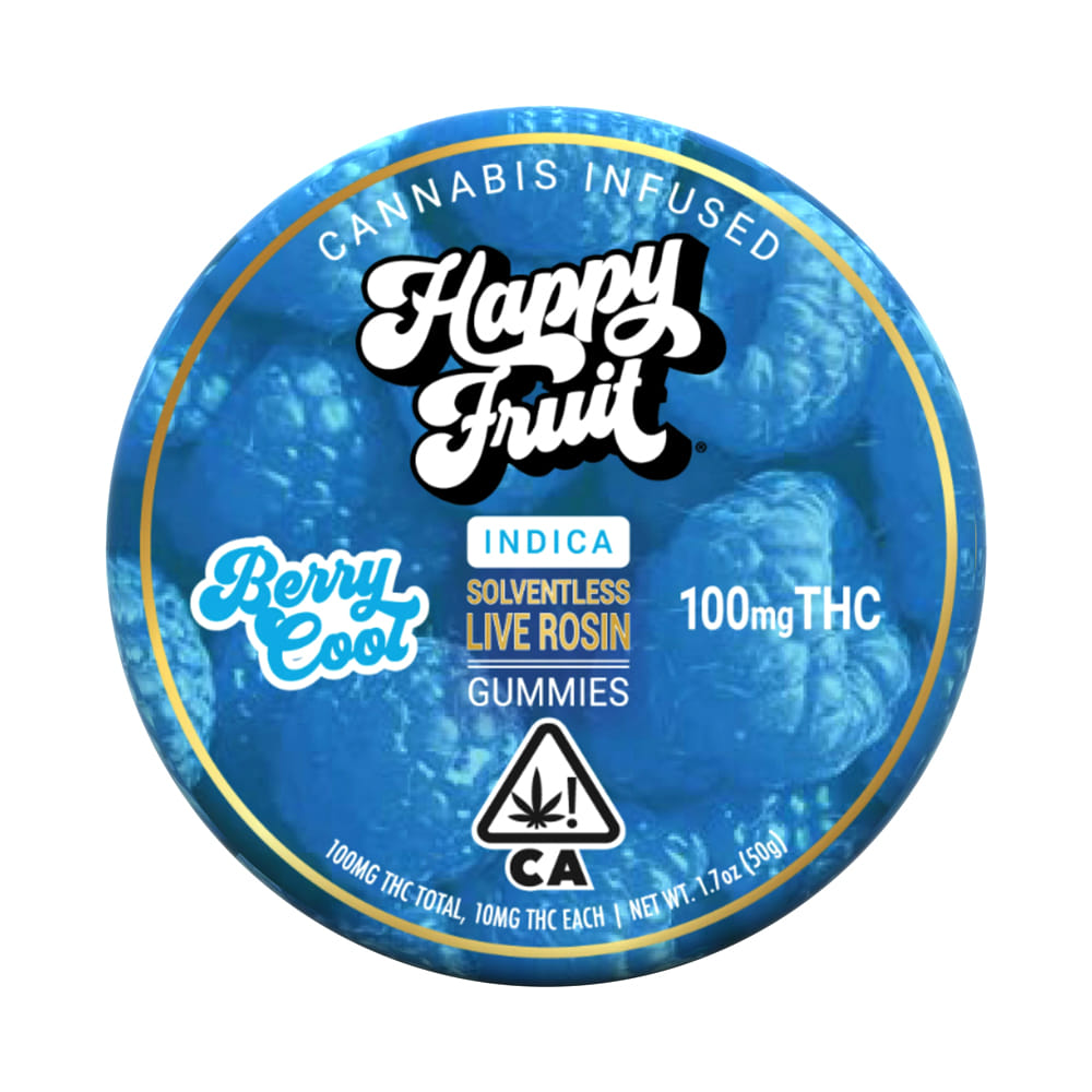 Berry Cool (I) Live Rosin Gummies *B1G1 EVERYDAY* - Happy Fruit - Berry Cool (I) - $16 - Edibles