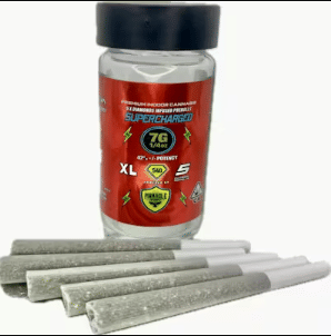 Super Sour Diesel Infused Preroll Pack 7g - Supercharged - PR PK - $38 - Infused Preroll