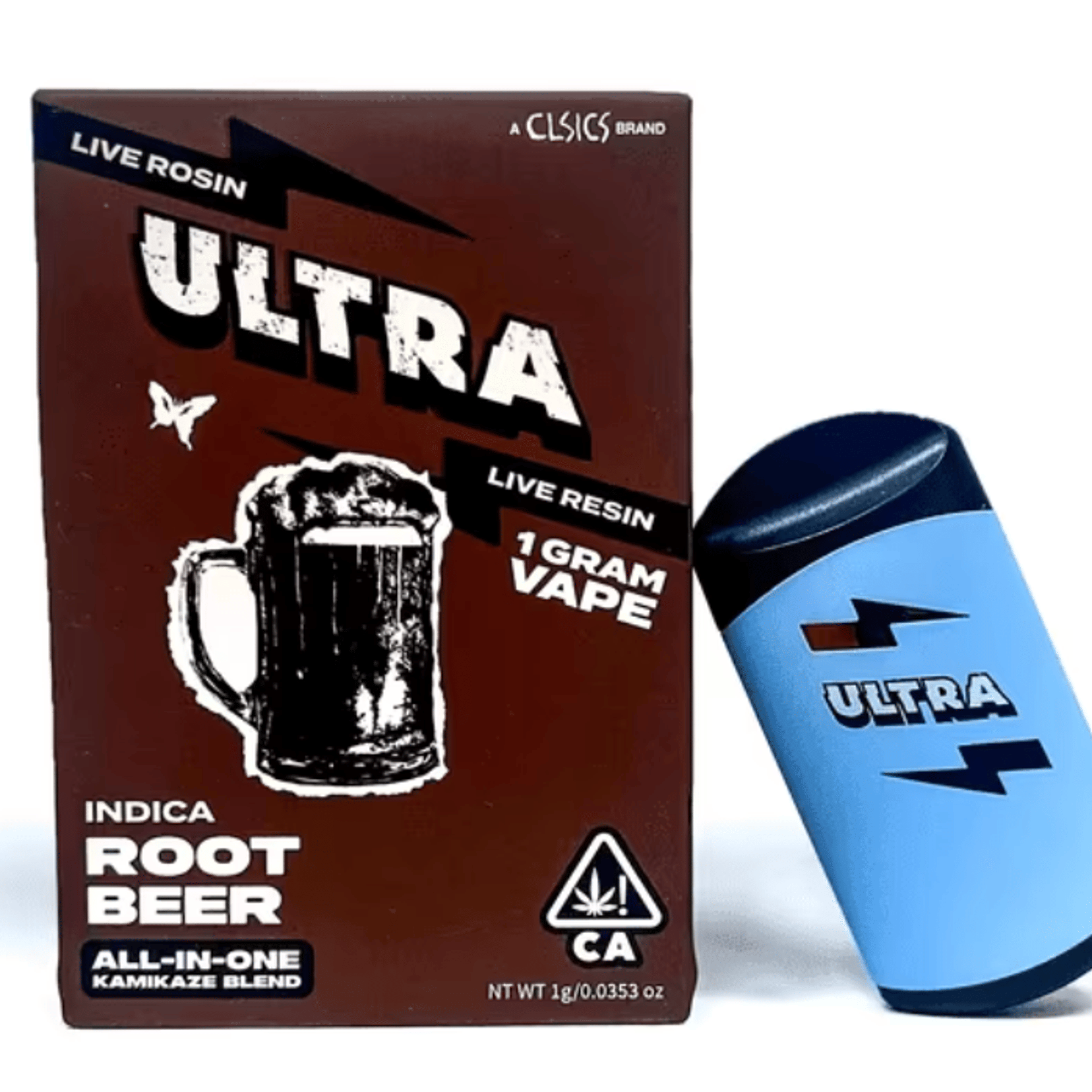 ULTRA 1G ROOT BEER (AIO) - CLSICS - - $35 - Vaporizer